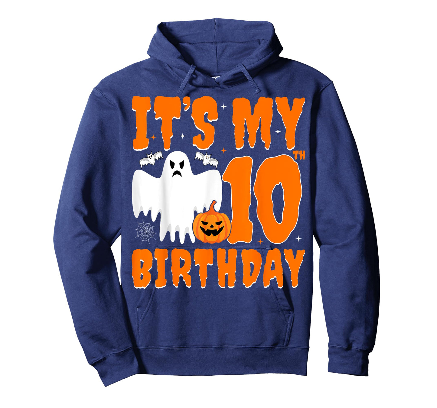 It's My 10th Birthday 10 Years Old Pumpkin Spooky Halloween T-Shirt