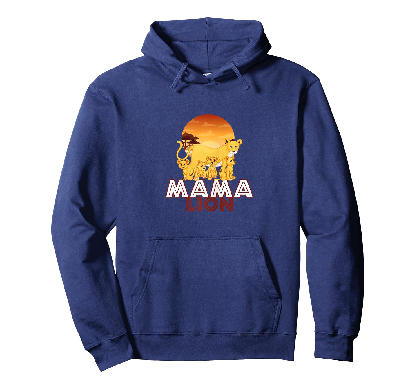 Mama Lion T-Shirt - Big Cat Family Mother Children Tee T-Shirt