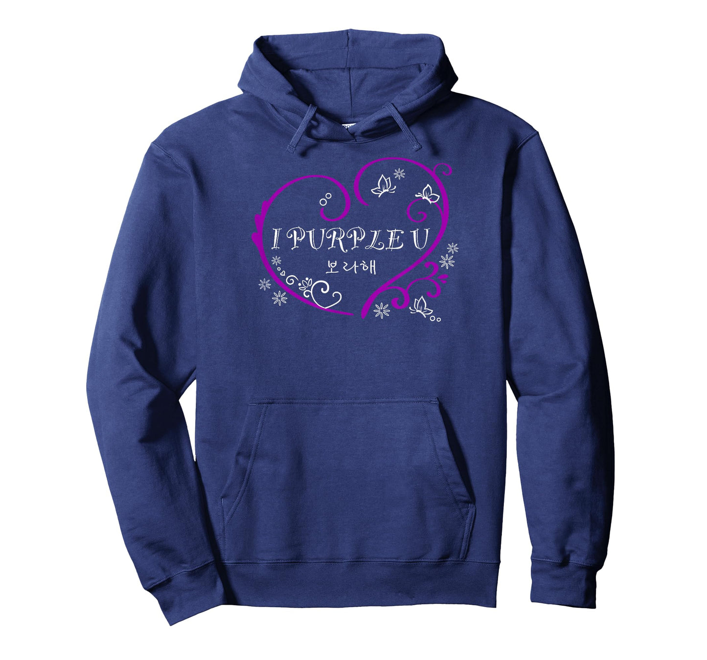 K-pop ARMY I Purple You for Biggest Boy Band Fan Korean Word T-Shirt