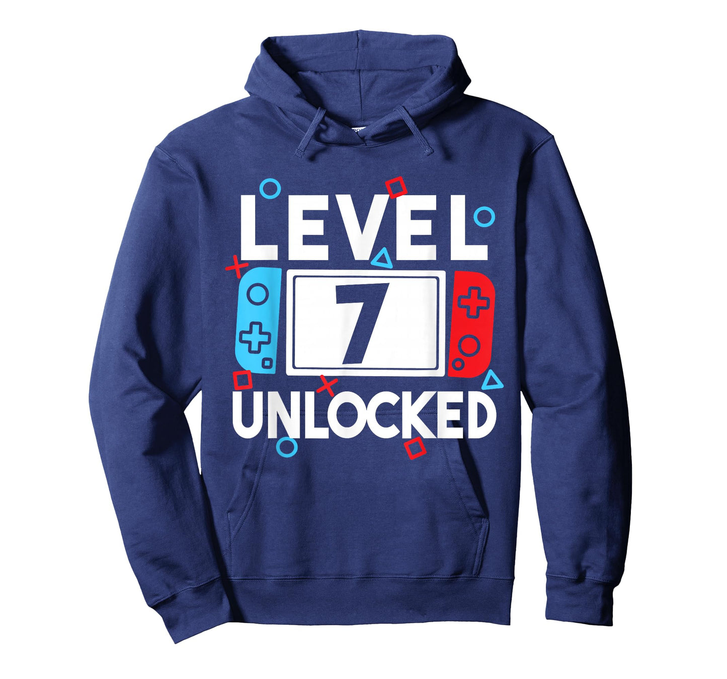 Level 7 Unlocked Gamer 7th Birthday Video Game Boys T-Shirt