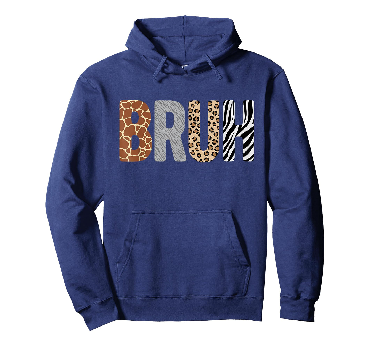Safari Bruh Zookeeper Giraffe Wolf Leopard Zebra Print T-Shirt