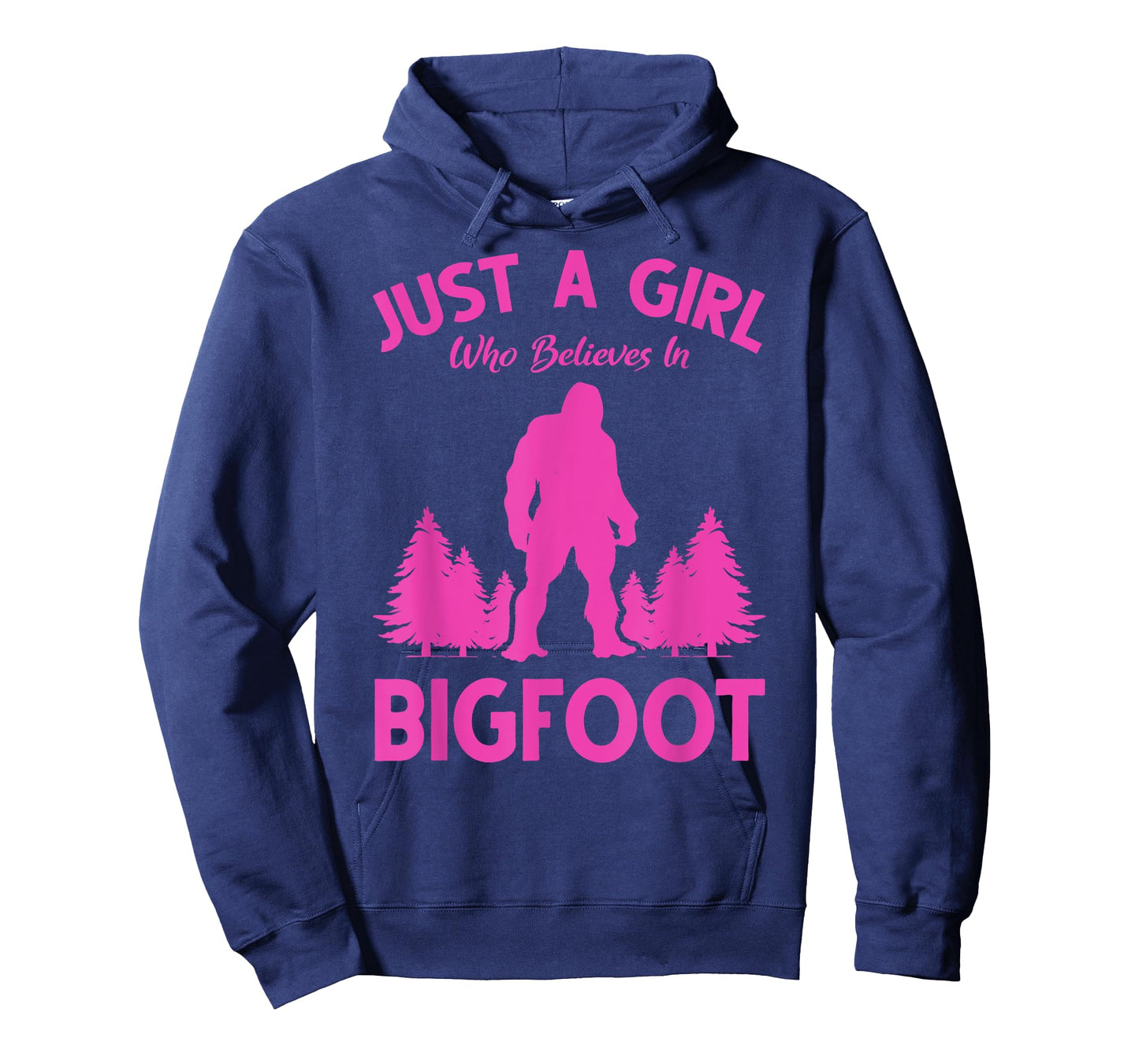 Yeti Sasquatch Women Just A Girl Who Believes In Bigfoot T-Shirt