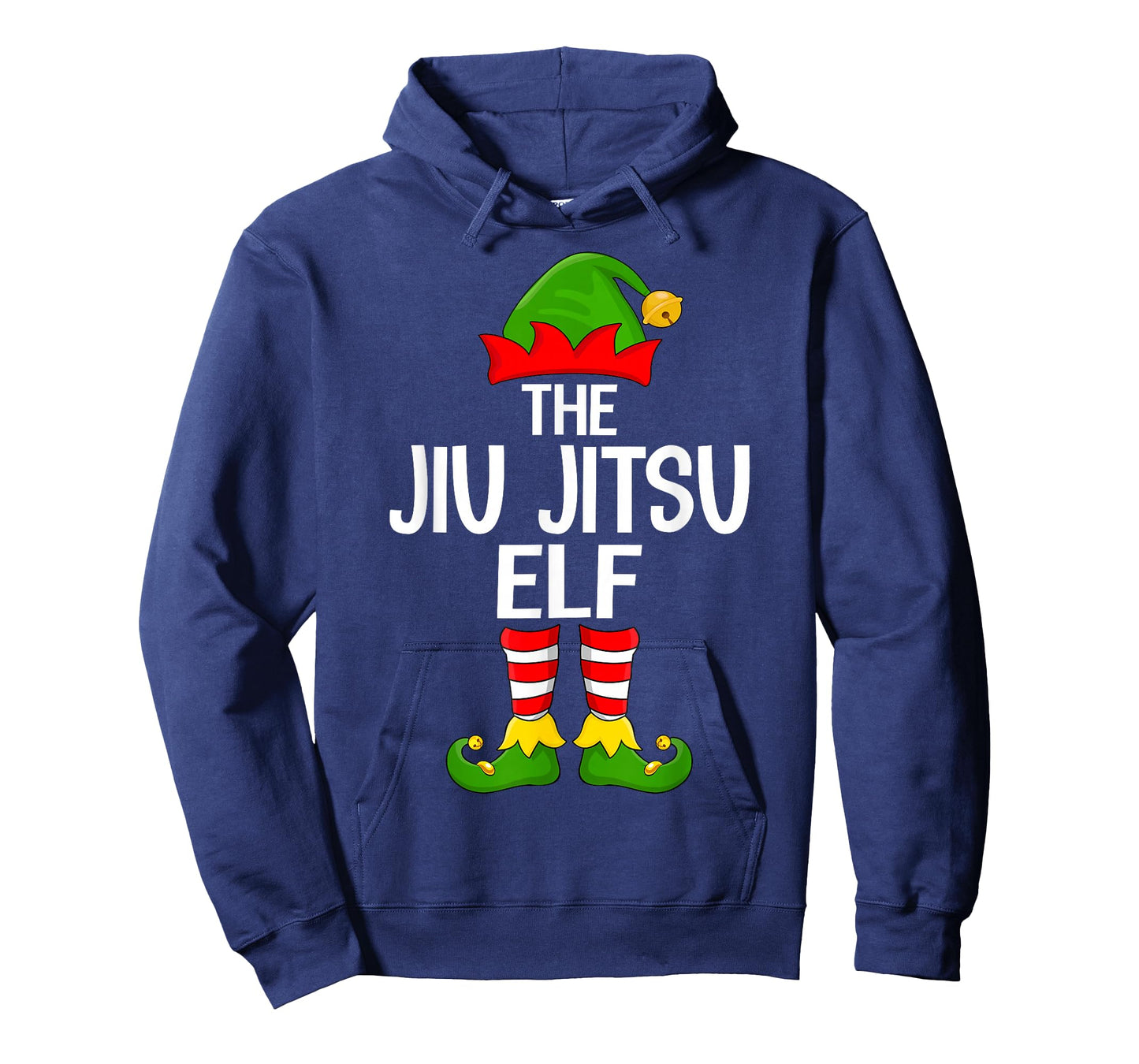 Jiu Jitsu Elf Xmas Matching Family Elf Squad Christmas T-Shirt