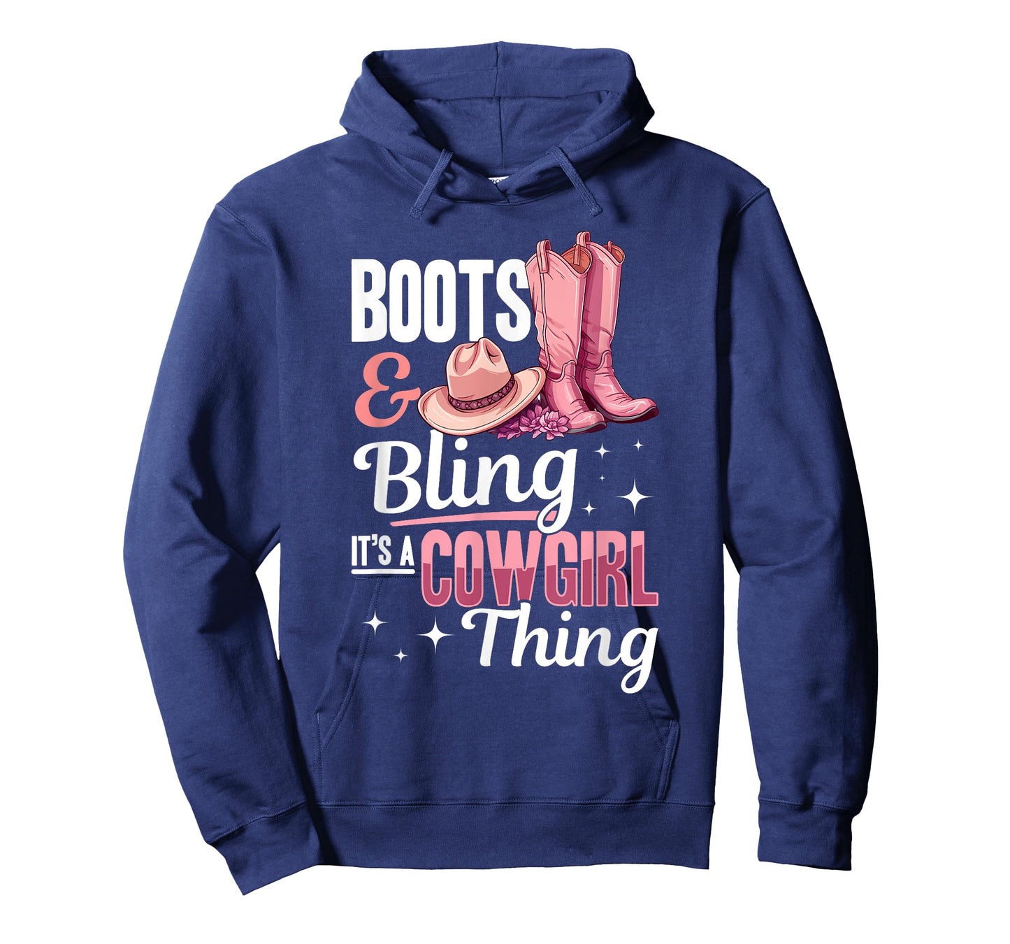 Rodeo Western Country Southern Cowgirl hat - Boots & Bling T-Shirt