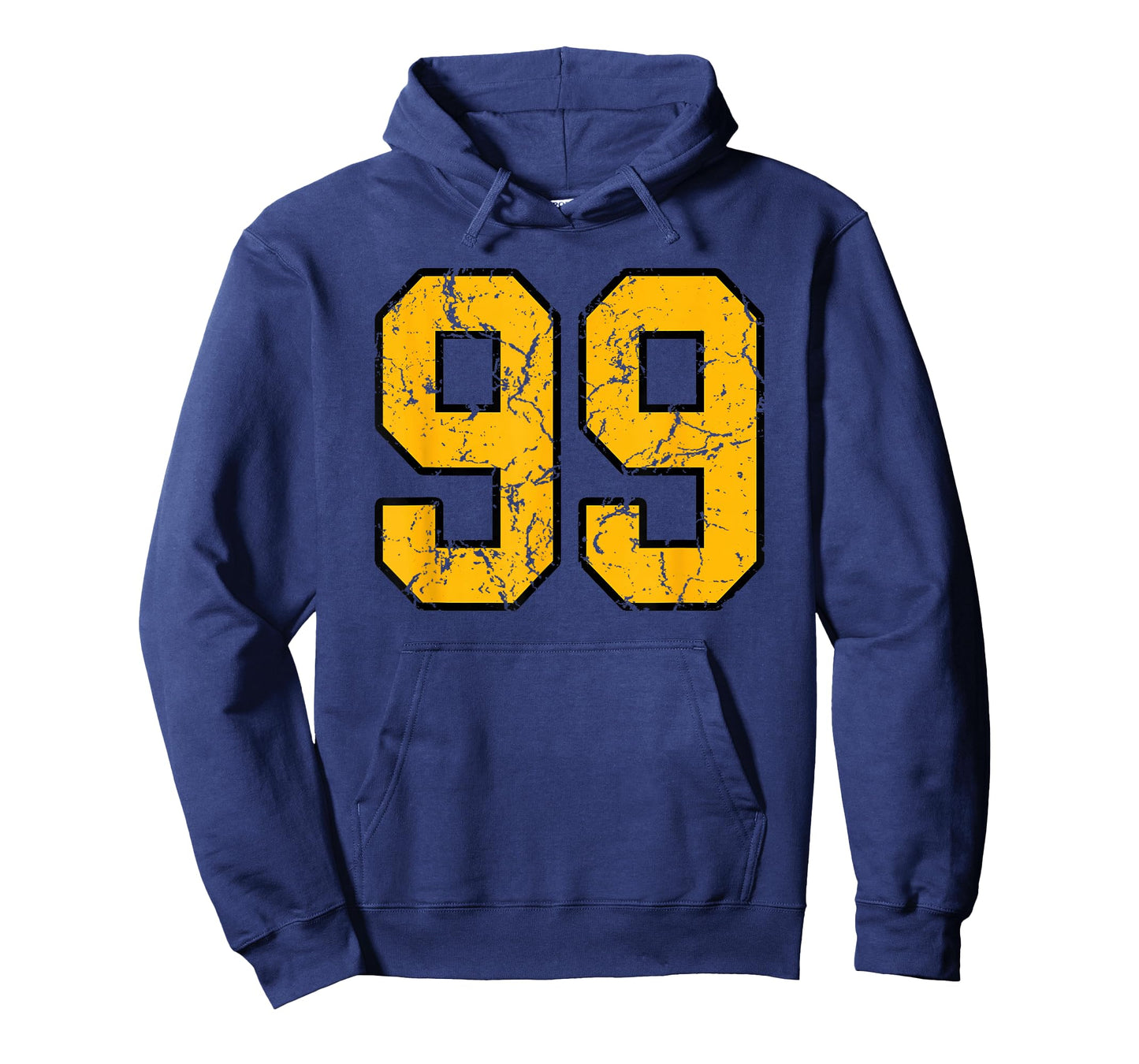 Gold and Black Sports Number 99 Jersey Uniform Player T-Shirt