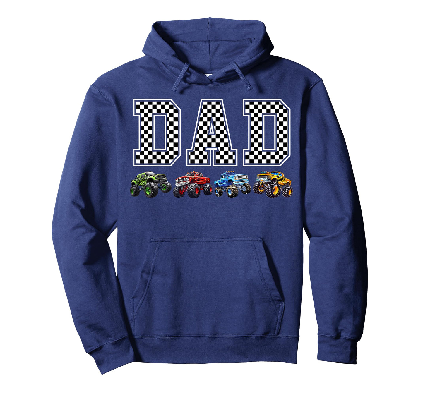 Dad Family Crew Monster Truck Lover Birthday Matching T-Shirt