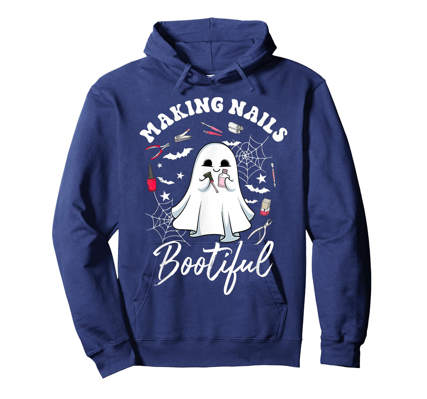 Making Nails Bootiful Halloween Nail Technician Artist Ghost T-Shirt