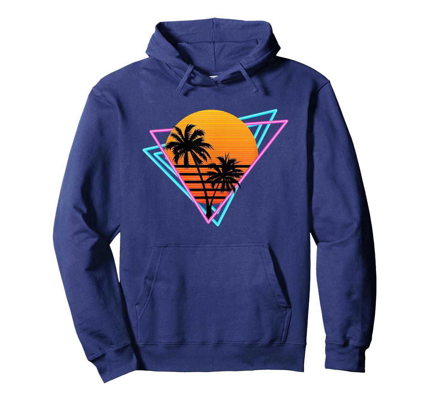 80s Retro Palm Tree Sunset Tee Nostalgic Vintage Sunset T-Shirt
