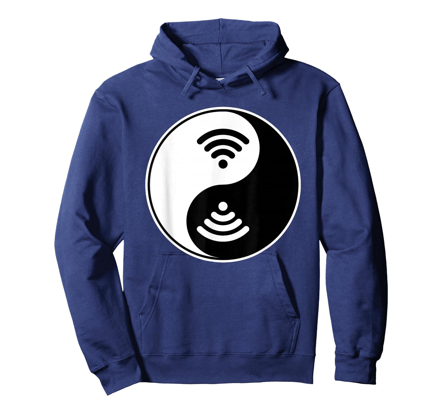 Yin Yang - Wifi Nerd Geek Symbol - Buddhist Zhen Spiritual T-Shirt
