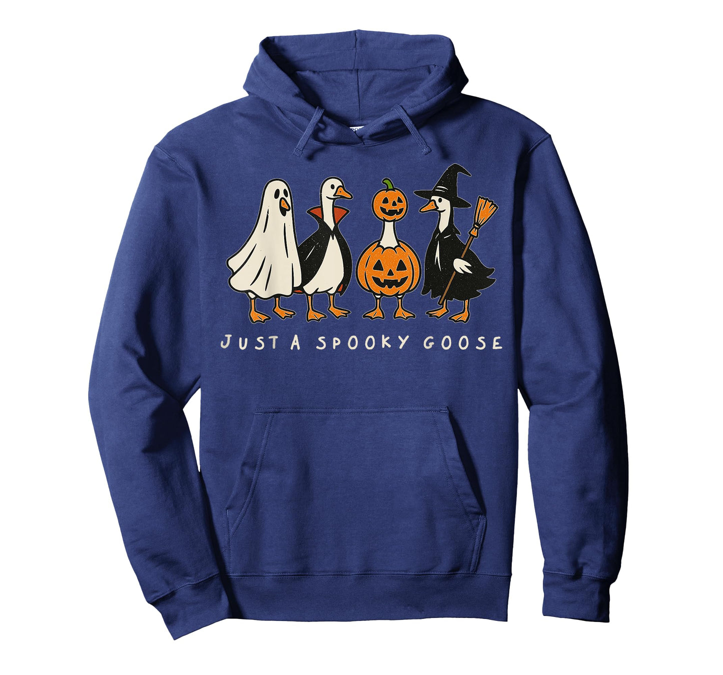 Just A Spooky Goose Halloween Ghost Goose Funny Halloween T-Shirt