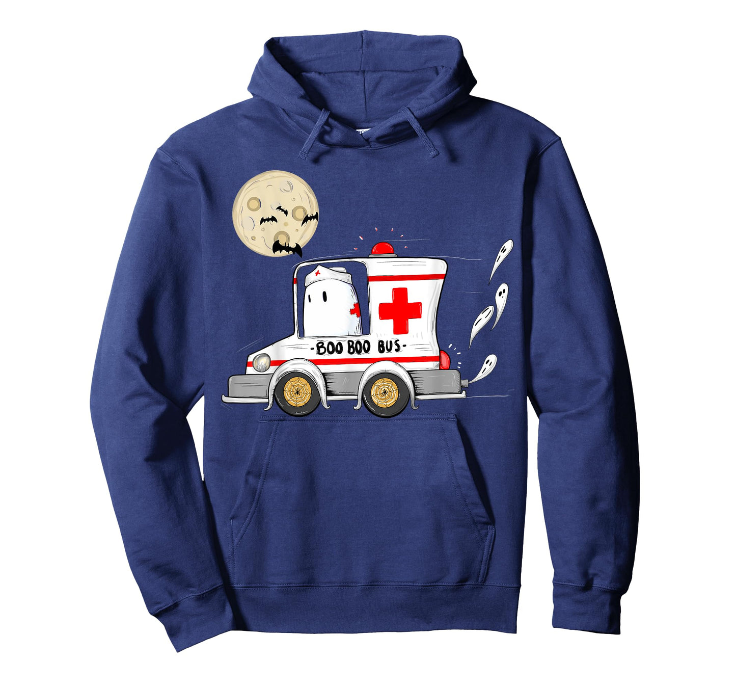 Funny "Boo Bus" Halloween Ambulance First Responder T-Shirt