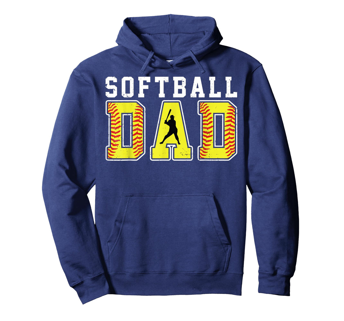 Vintage Softball Dad Retro Softball Daddy Game Day Family T-Shirt