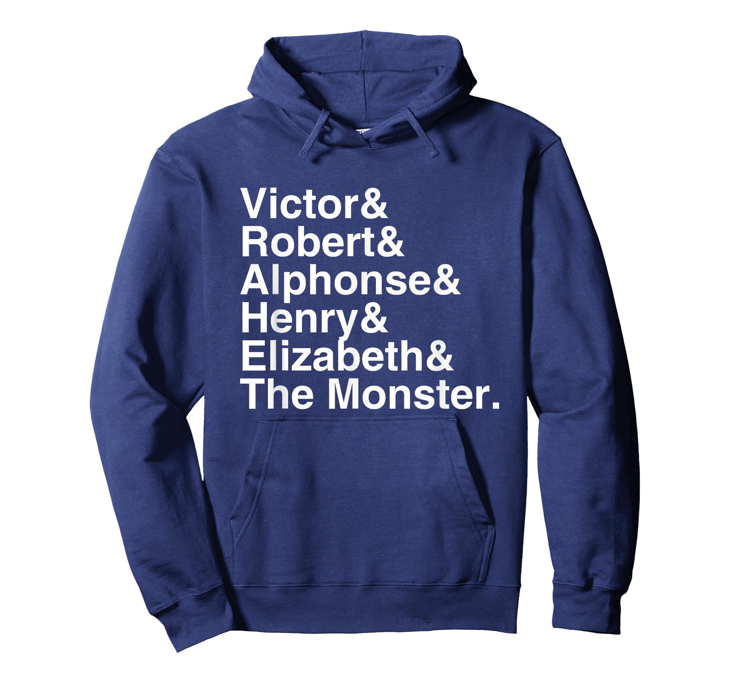Mary Shelley - Frankenstein Character List T-Shirt
