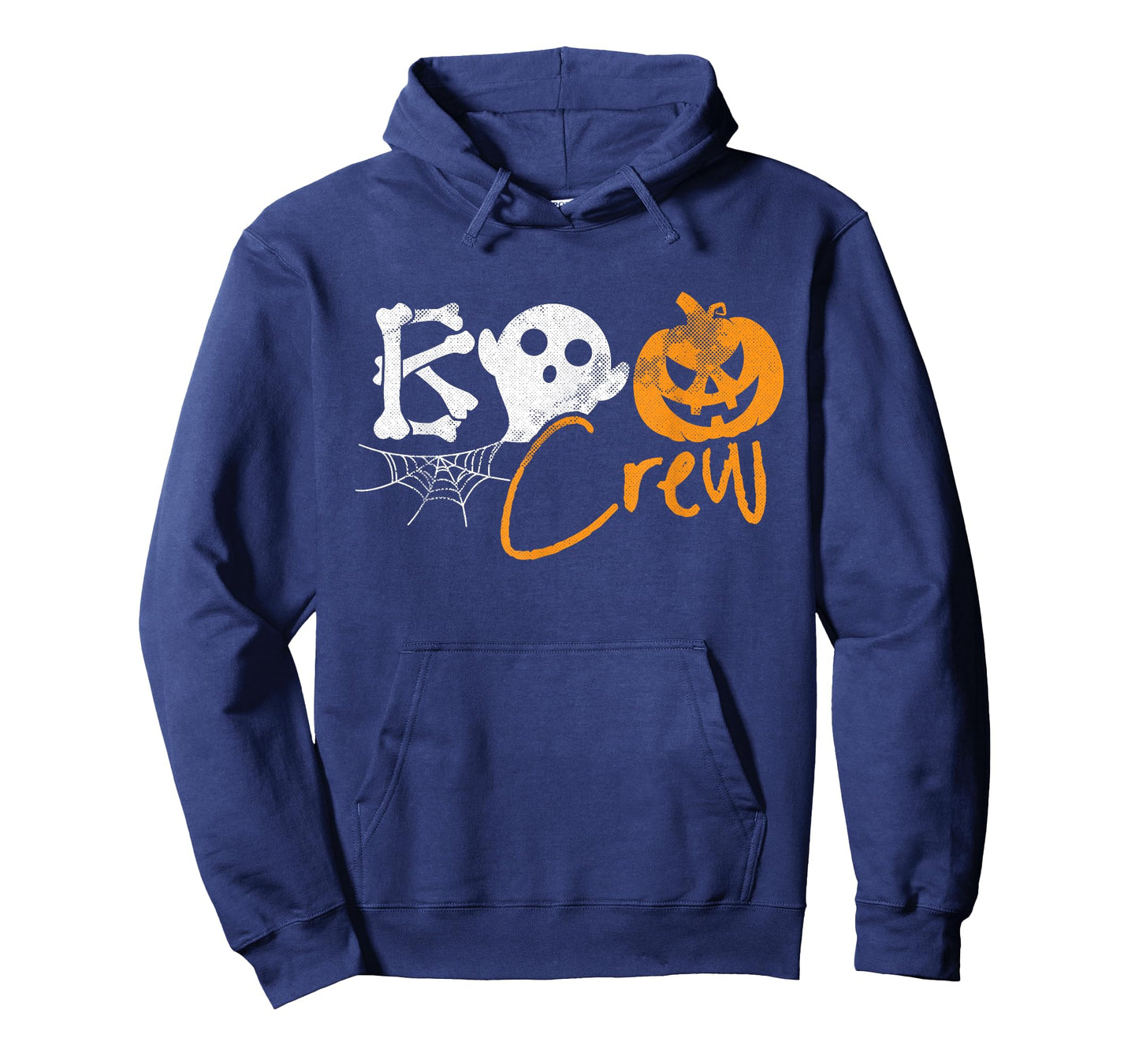 Boo Crew Lazy Halloween Costume Funny Ghost Pumpkin Bones T-Shirt