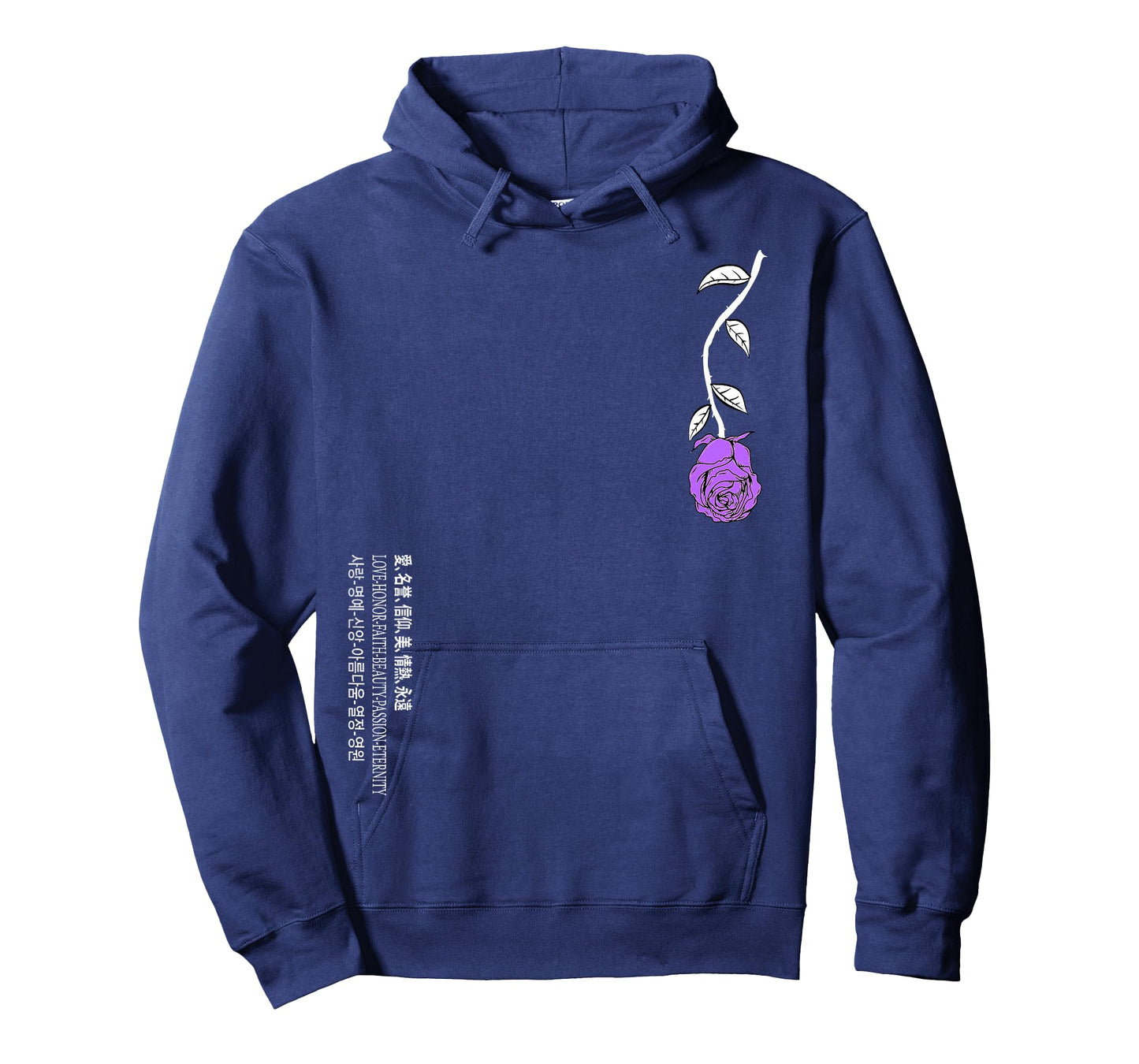 Purple Rose Never Lost In Translation Purple Graphic T-Shirt