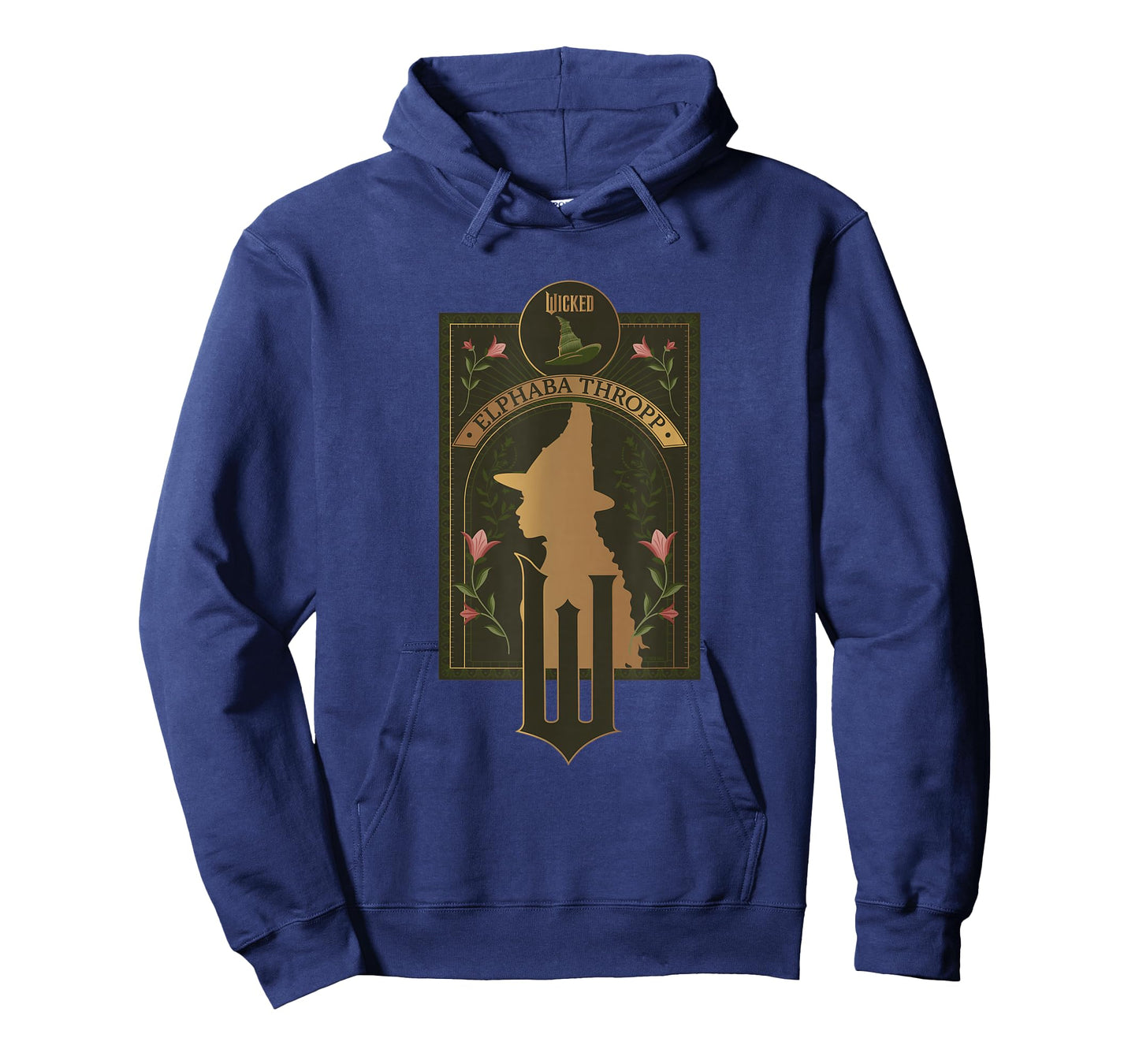 Wicked Elphaba Thropp Floral Silhouette T-Shirt