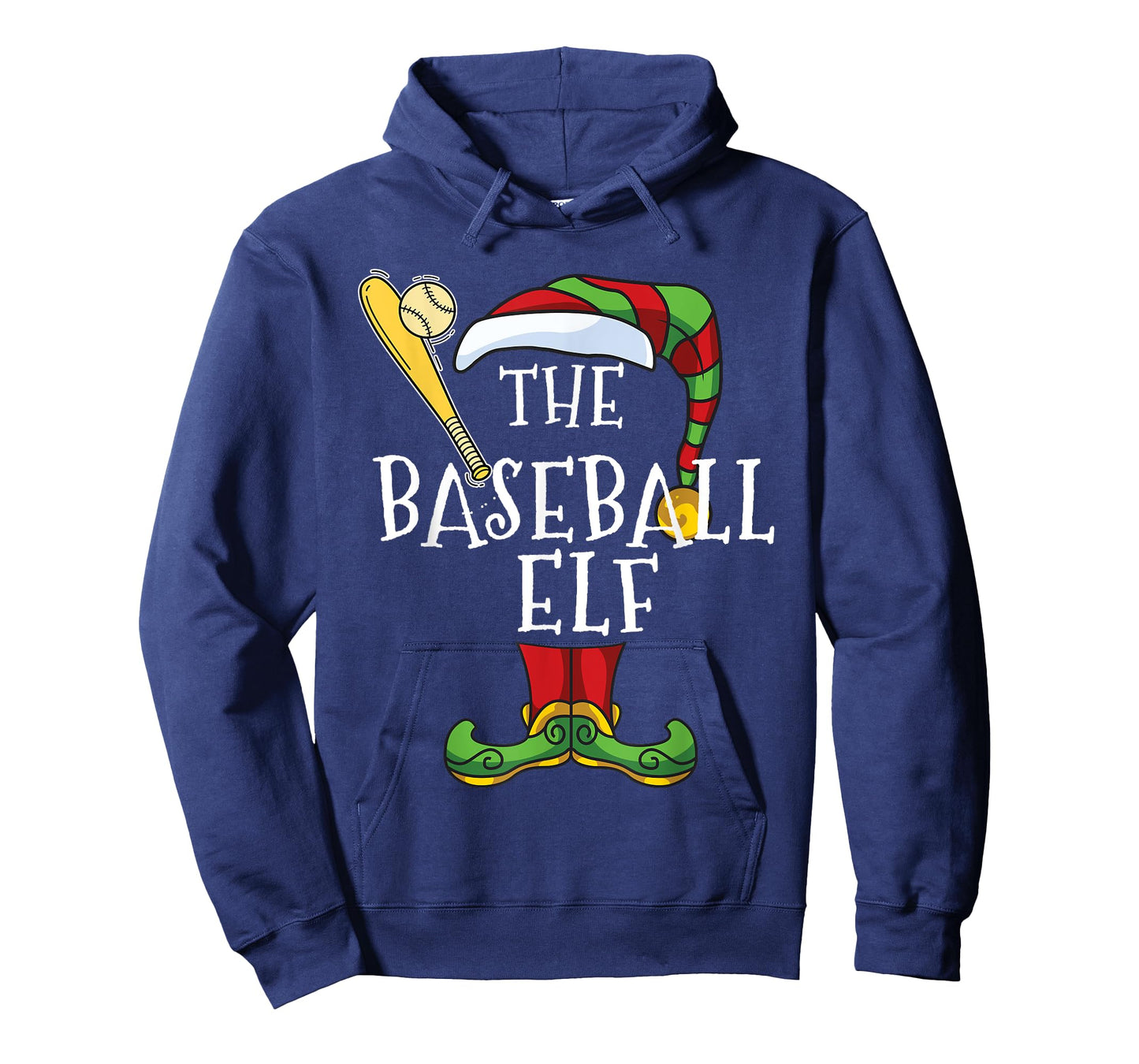 Baseball Elf Lover Christmas Family Matching Funny T-Shirt