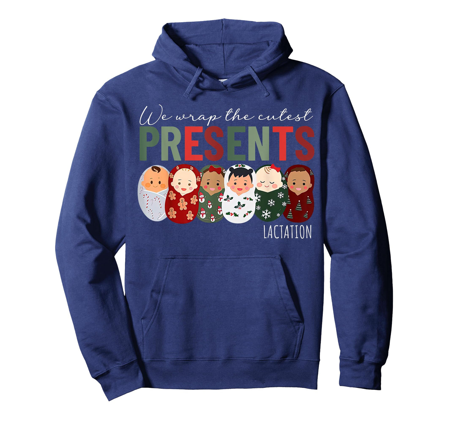 We Wrap The Cutest Presents Lactation Christmas Holiday T-Shirt