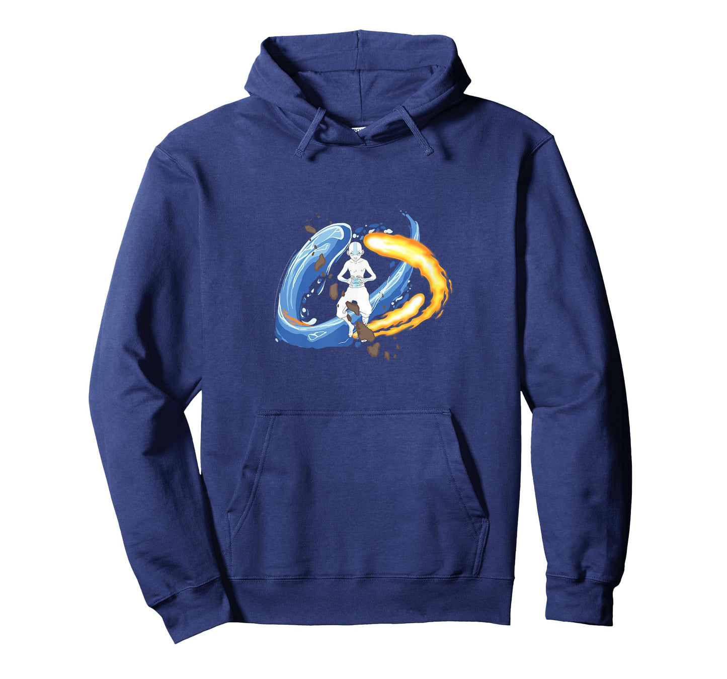Avatar: The Last Airbender Aang Mastering Elements Swirl T-Shirt