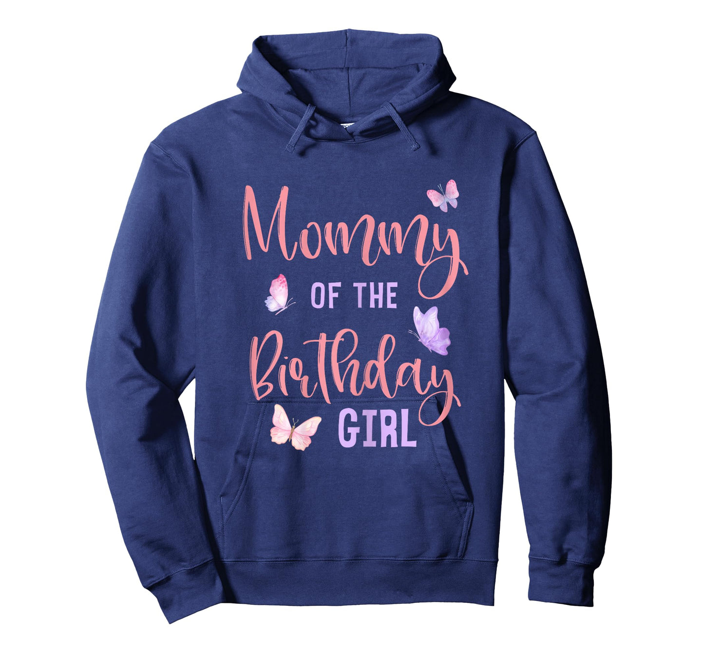 Mommy of The Birthday Girl Butterfly Party Matching Family T-Shirt