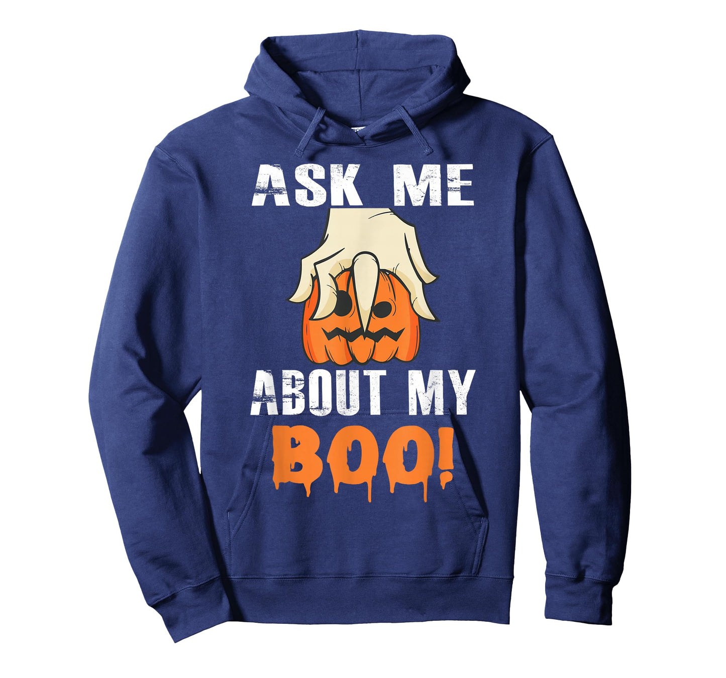 Ask Me About My Boo Funny Pumpkin Halloween Costume T-Shirt