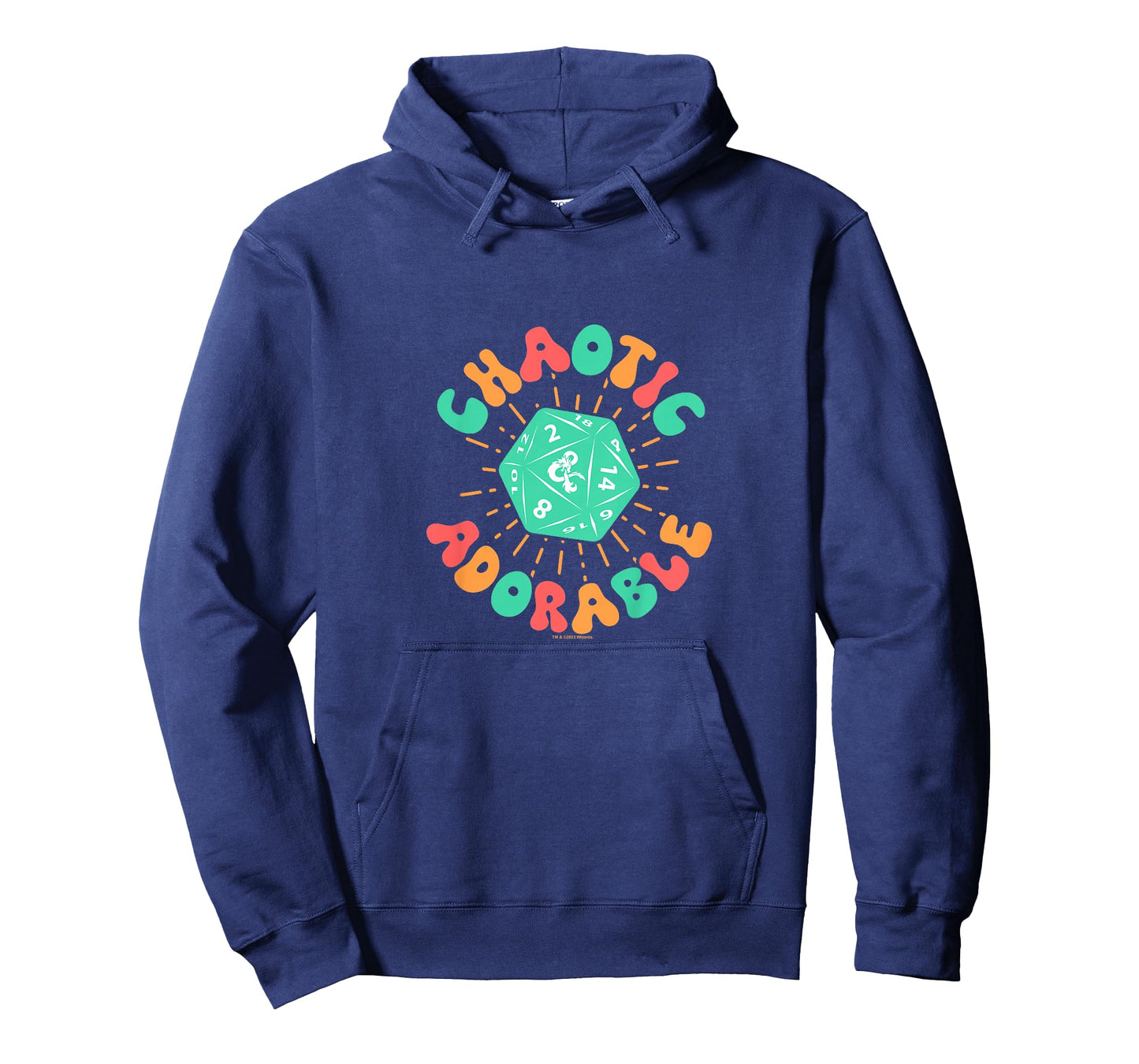 Dungeons & Dragons Chaotic Adorable Dragon Dice Youth Logo T-Shirt