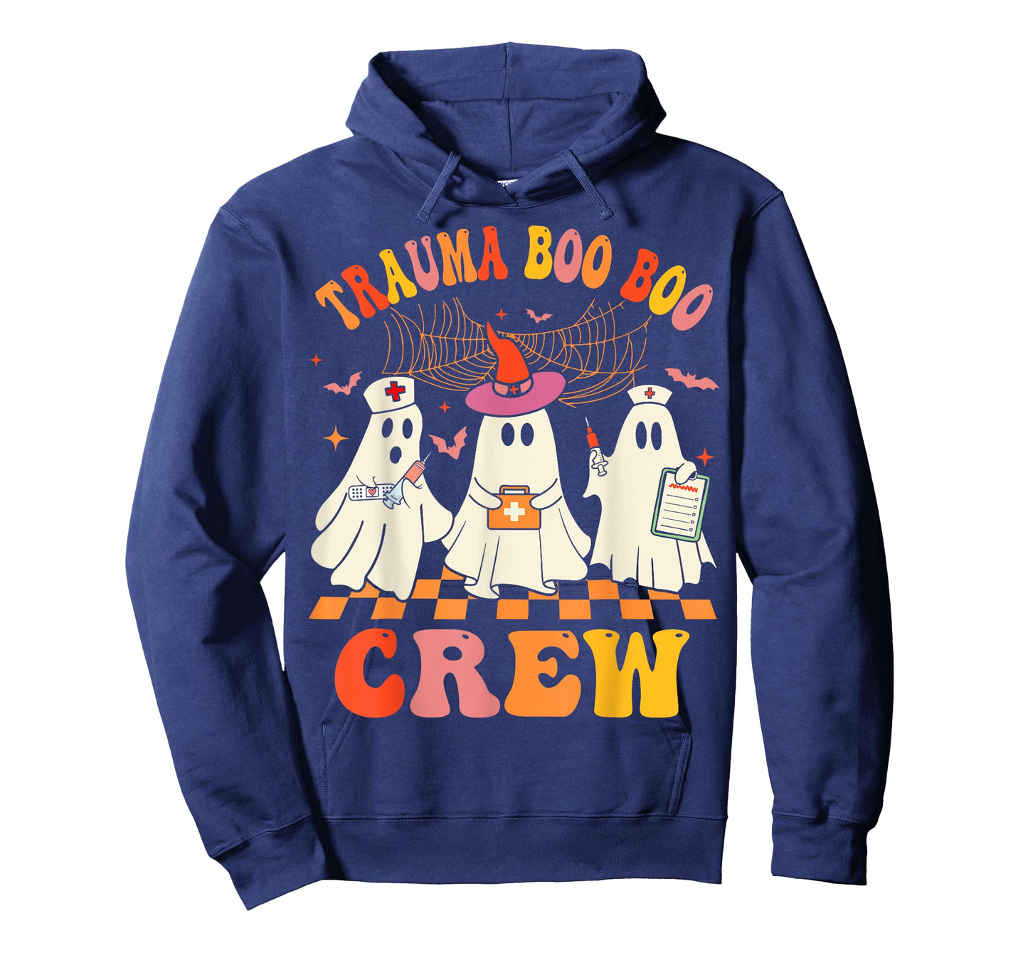 Groovy Trauma Boo Crew Funny Halloween Nurse T-Shirt