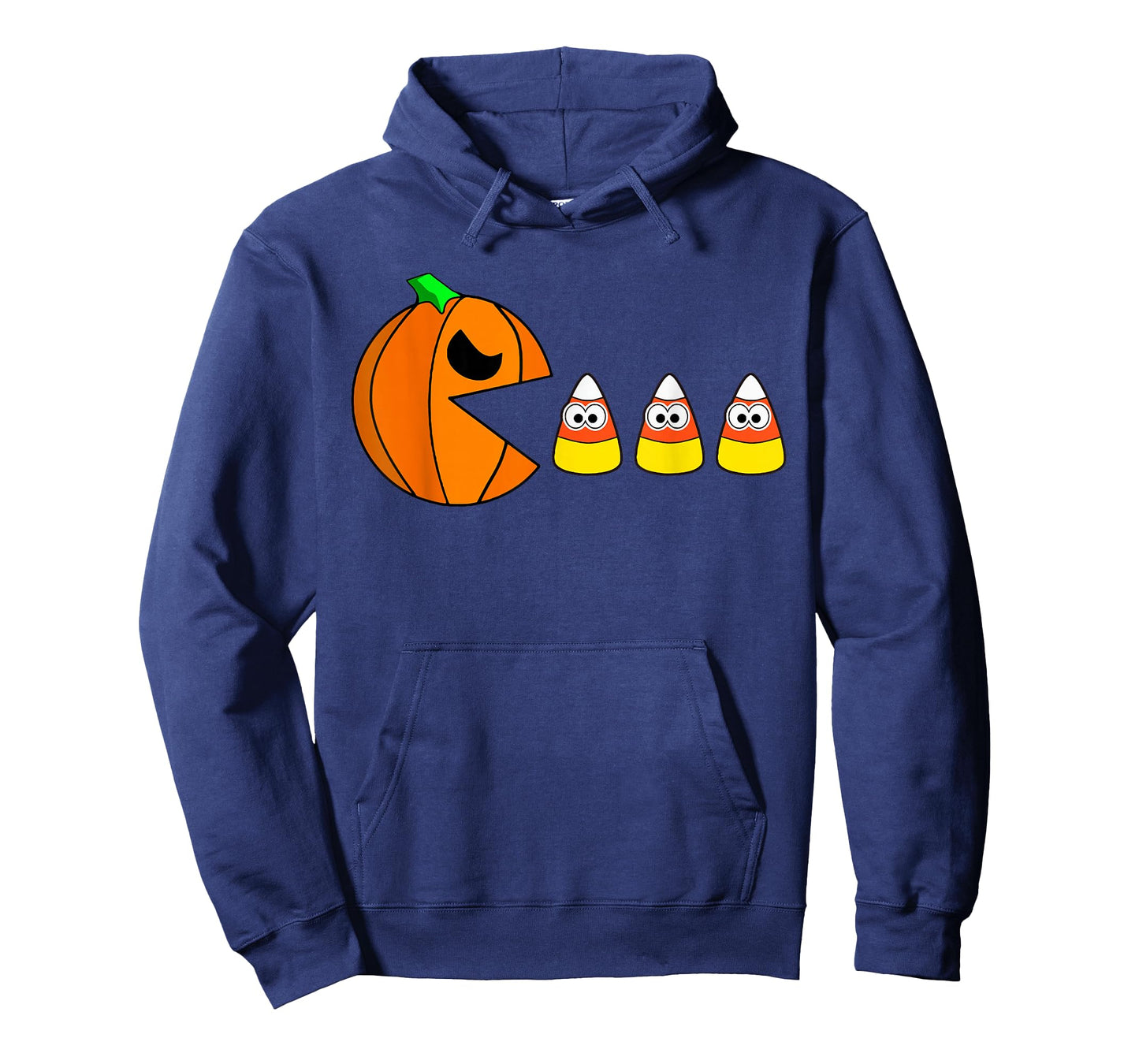Funny Halloween Pumpkin Eating Candy Corn Gamer Boy Girl Kid T-Shirt