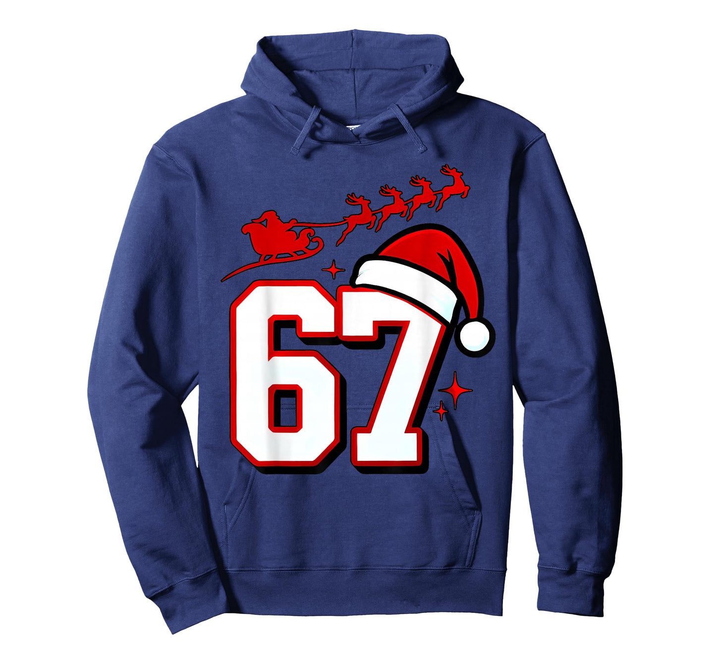 Funny Six Seven 67 Meme 6 7 Elf Santa Christmas Pajamas Kids T-Shirt