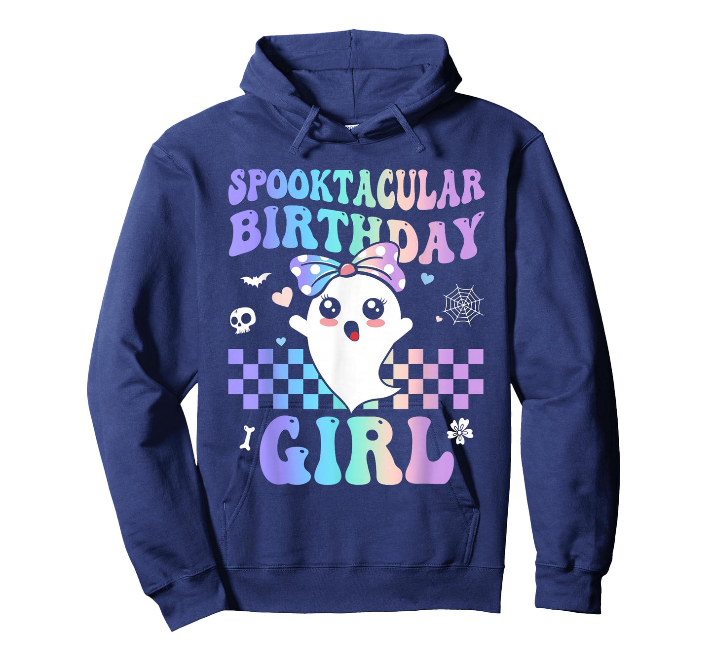 Spooktacular Birthday Cute Ghost Halloween Birthday Kid Girl T-Shirt