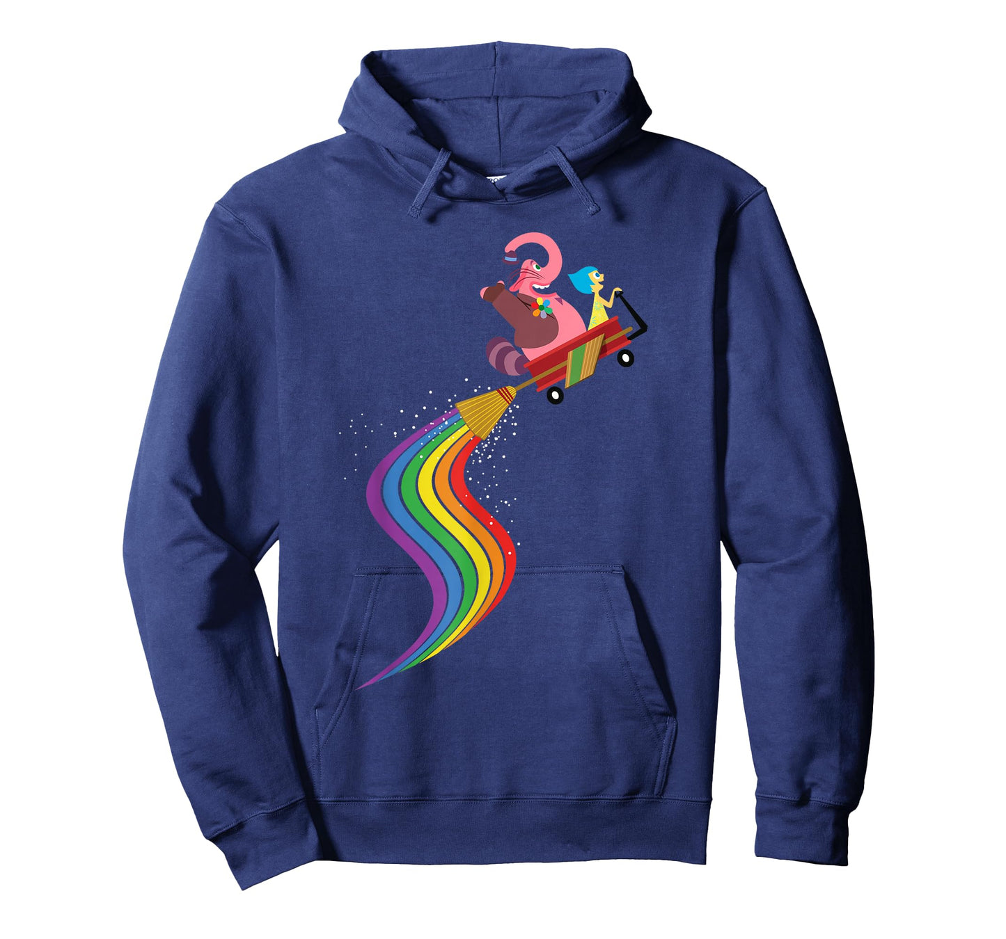 Disney Pixar Inside Out Bing Bong and Joy Rainbow T-Shirt