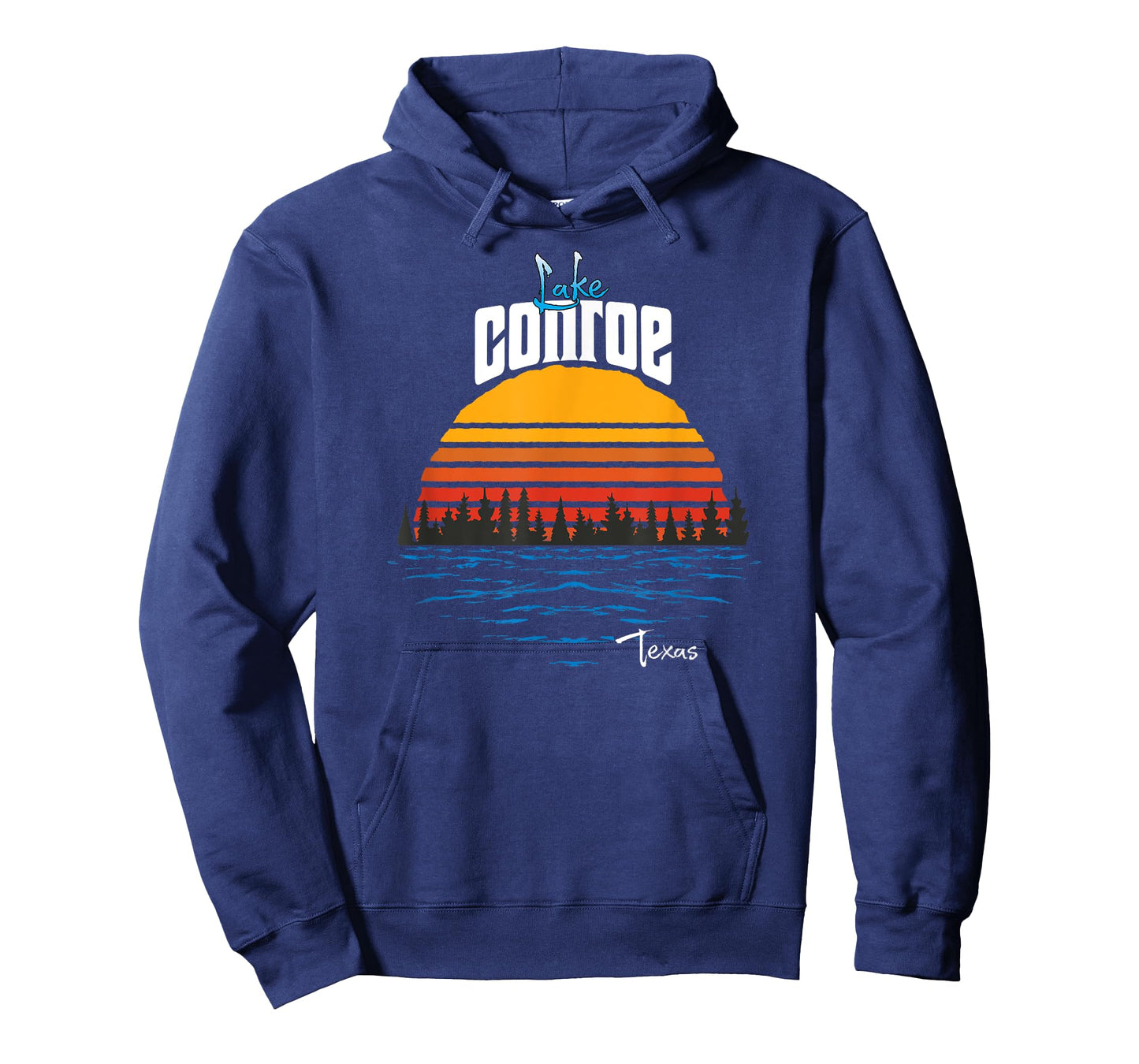 Vintage Lake Conroe Texas Souvenir T-Shirt