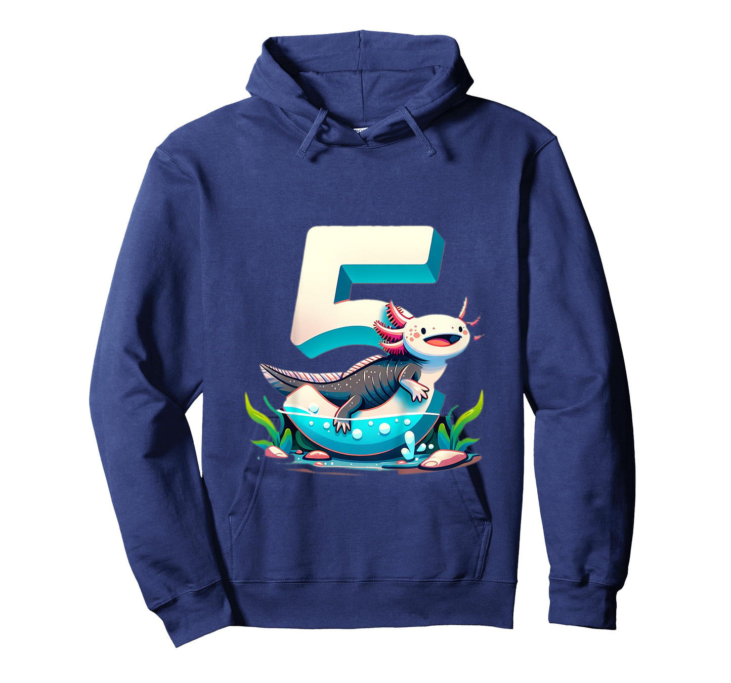 Turning 5 Years Old Axolotl Birthday Party 5th Boy Bday Girl T-Shirt