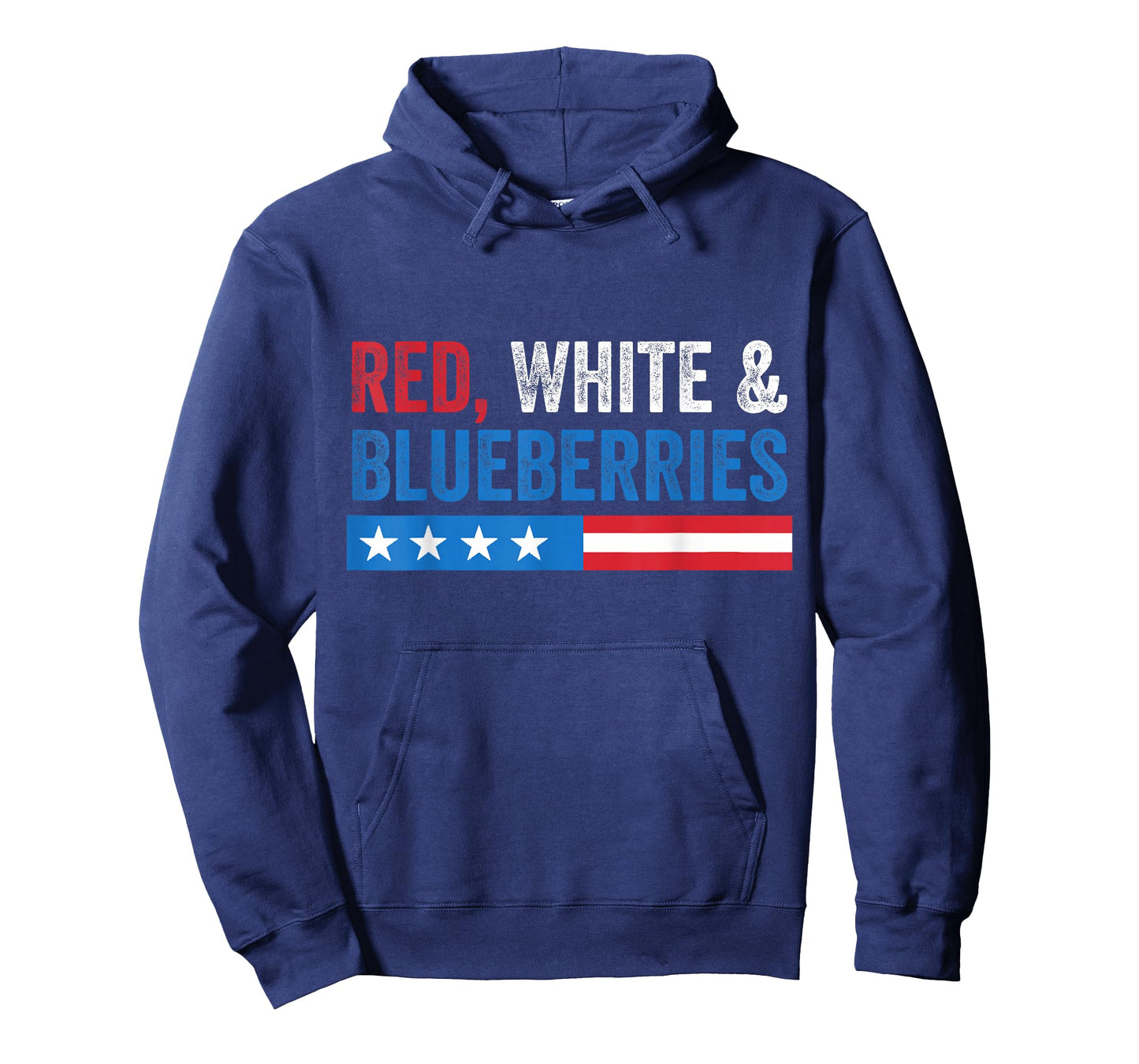Red White and Blueberries Patriot USA Flag T-Shirt