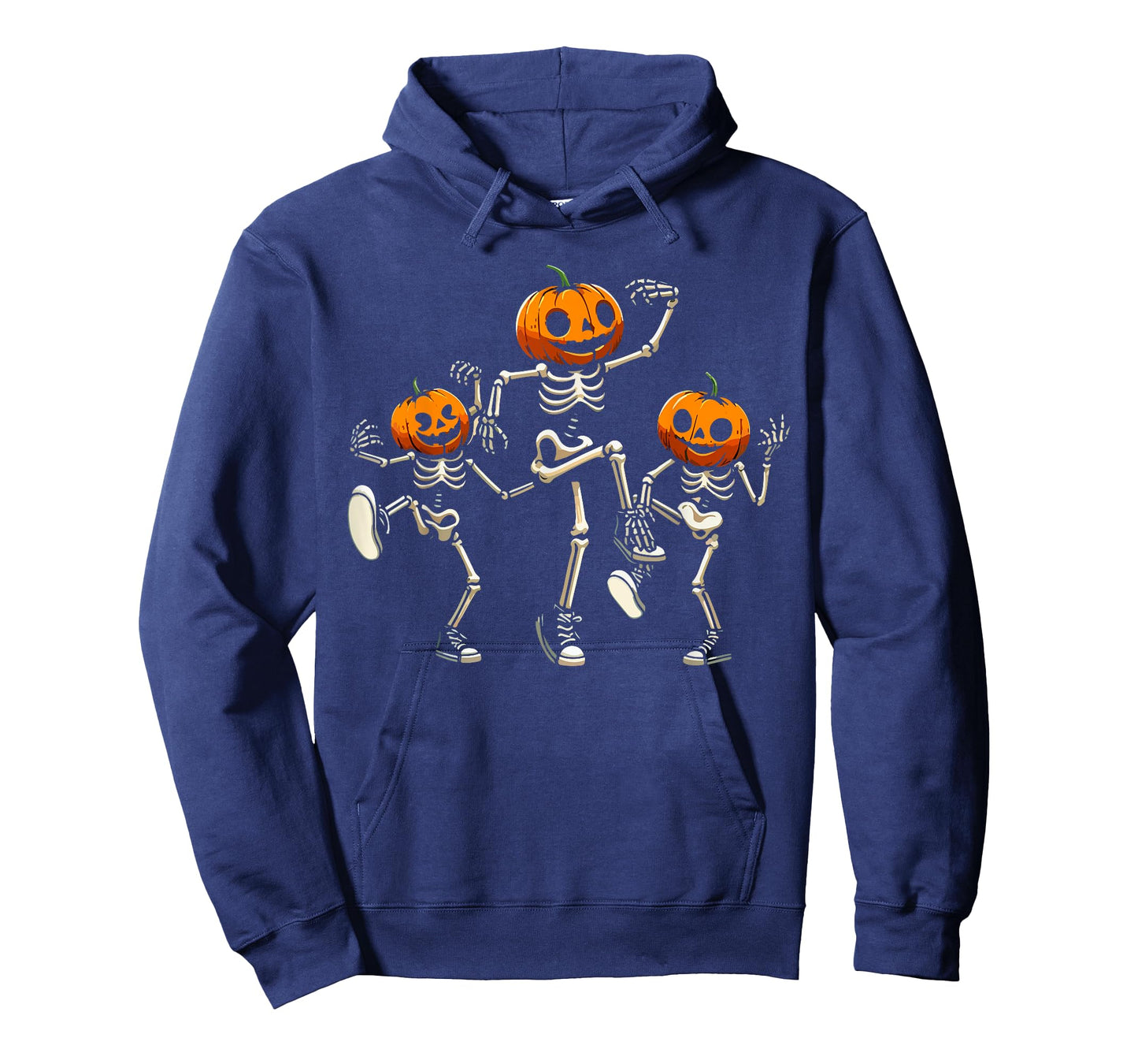 Dancing Skeleton Pumpkin Head Halloween Costume Women Men T-Shirt