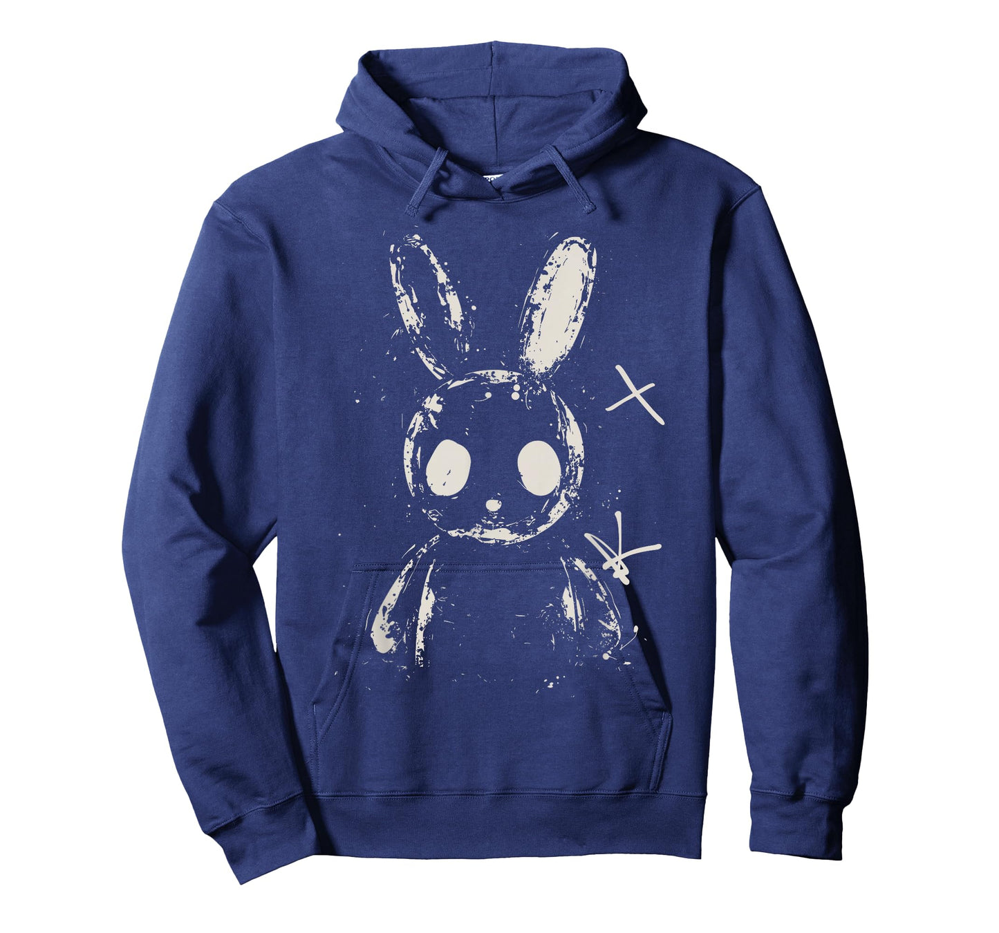 Creepy Cute Bunny Rabbit Alt Goth Grunge Horror Aesthetic T-Shirt, Small