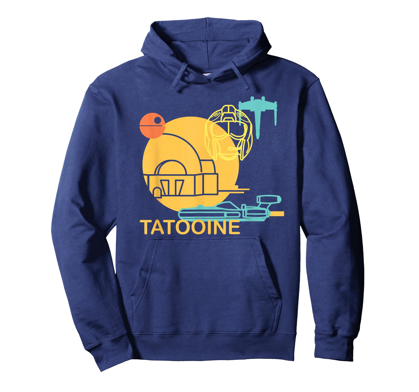 Star Wars A New Hope Tatooine Drawing T-Shirt