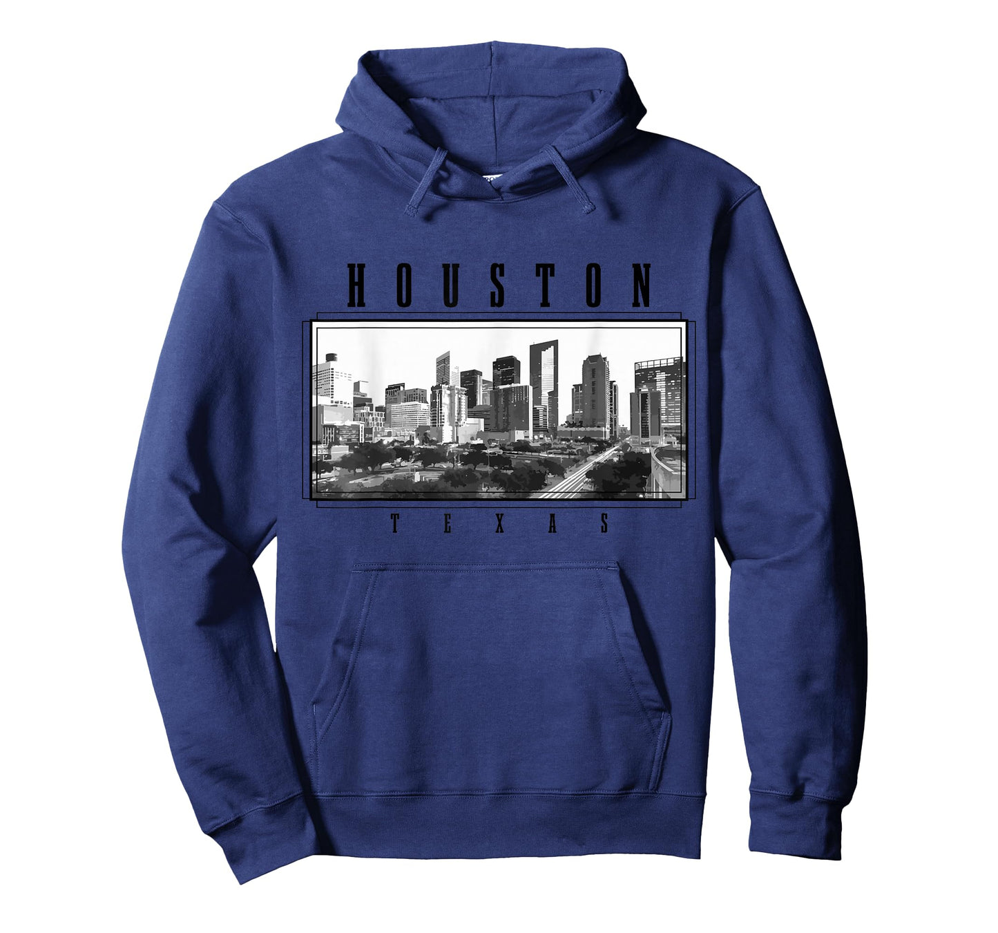 Houston Vintage Skyline Texas USA America Souvenir T-Shirt