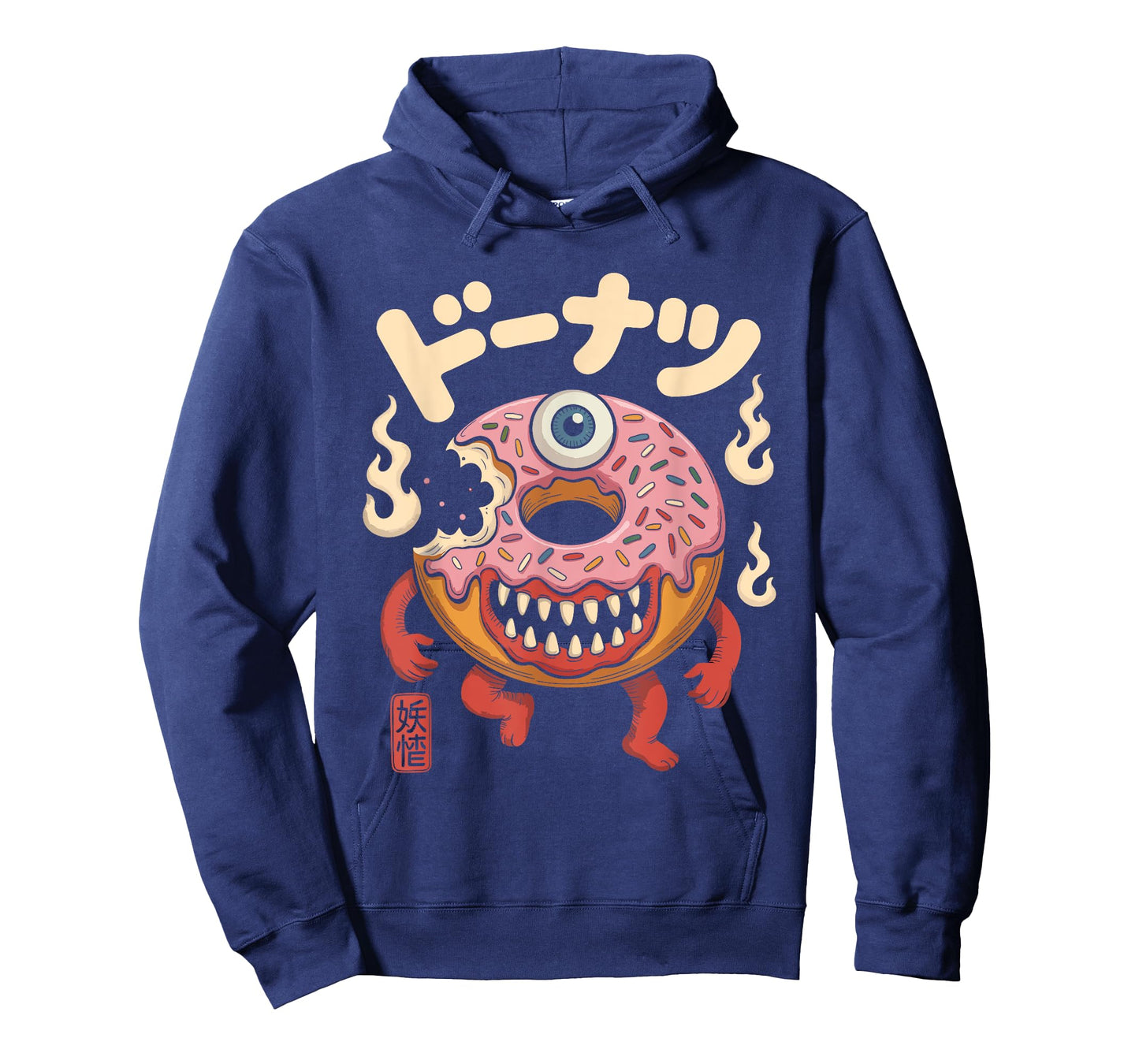 Creepy Cute Donut Monster Japanese Anime Food Kawaii T-Shirt