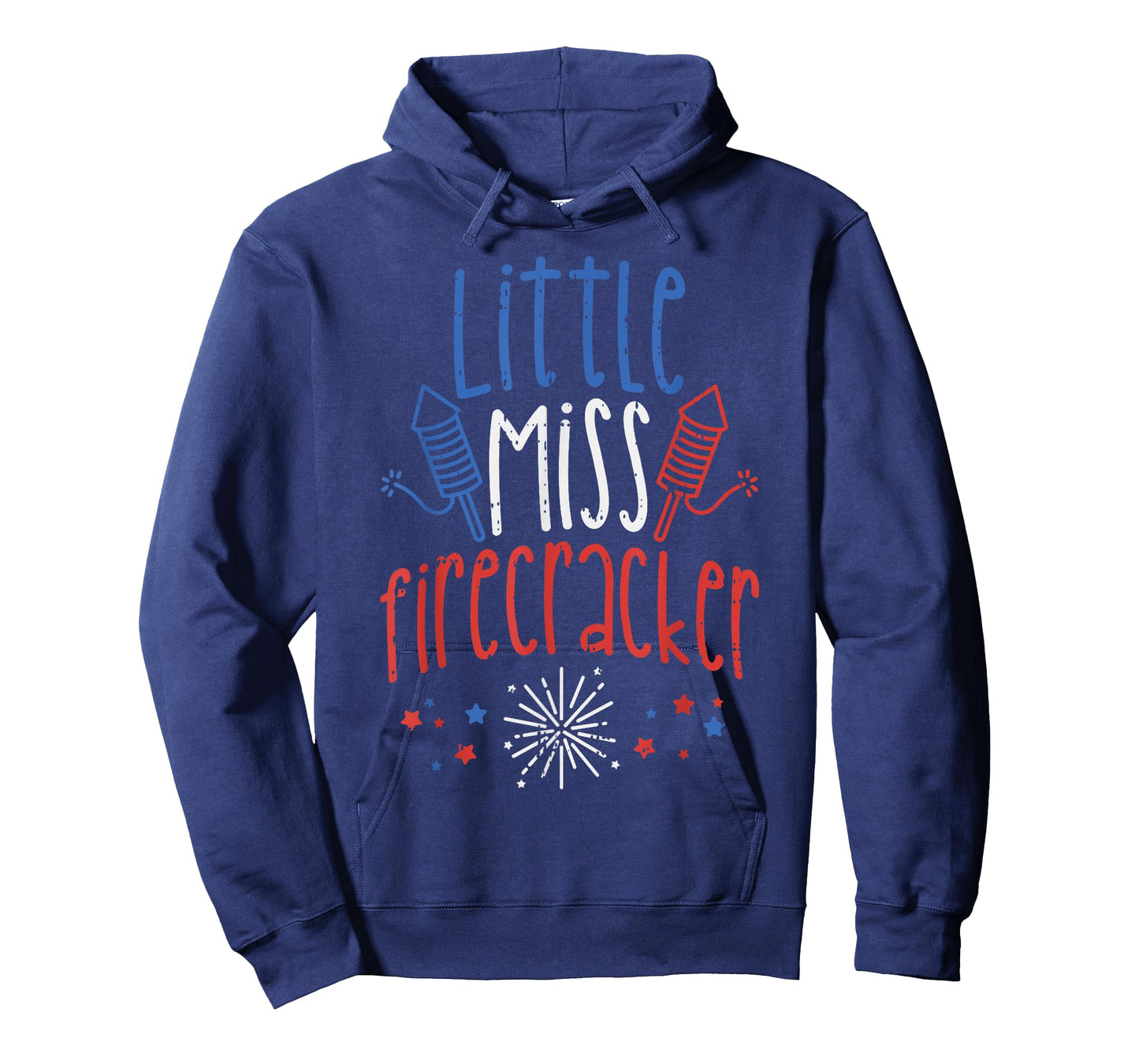 Little Miss Firecracker Funny 4th Of July Pride Girls Gift T-Shirt