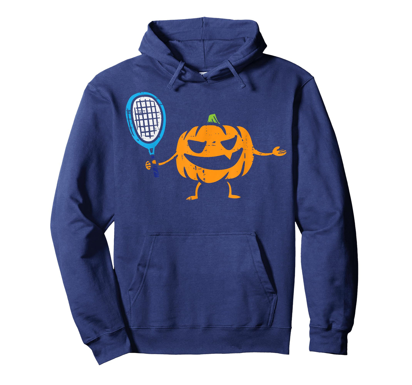 Pumpkin Playing Tennis Jackolantern Halloween Costume Sports T-Shirt