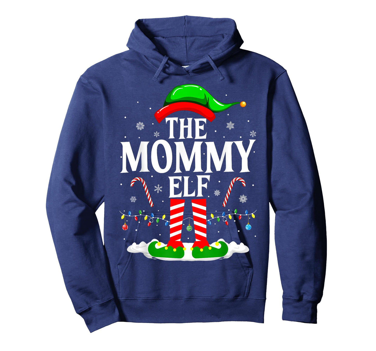 The Mommy Elf Funny Xmas Elf Matching Family Christmas T-Shirt