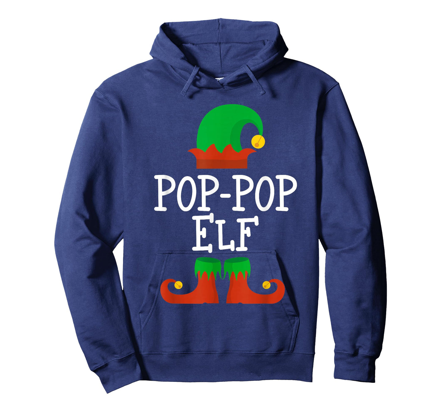 Family I'm The Pop-Pop Elf Christmas Funny Matching PopPop T-Shirt