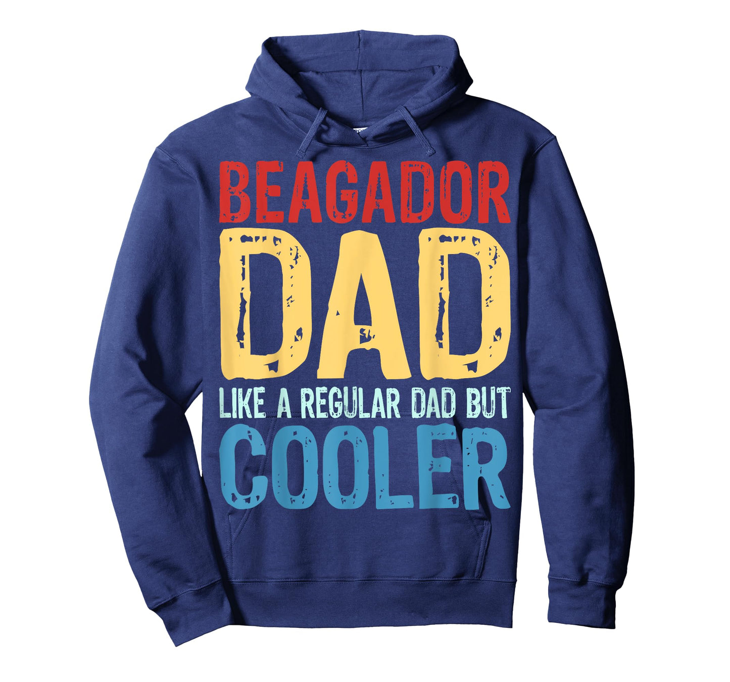 Mens Beagador Dad - Like a Regular Dad but Cooler T-Shirt