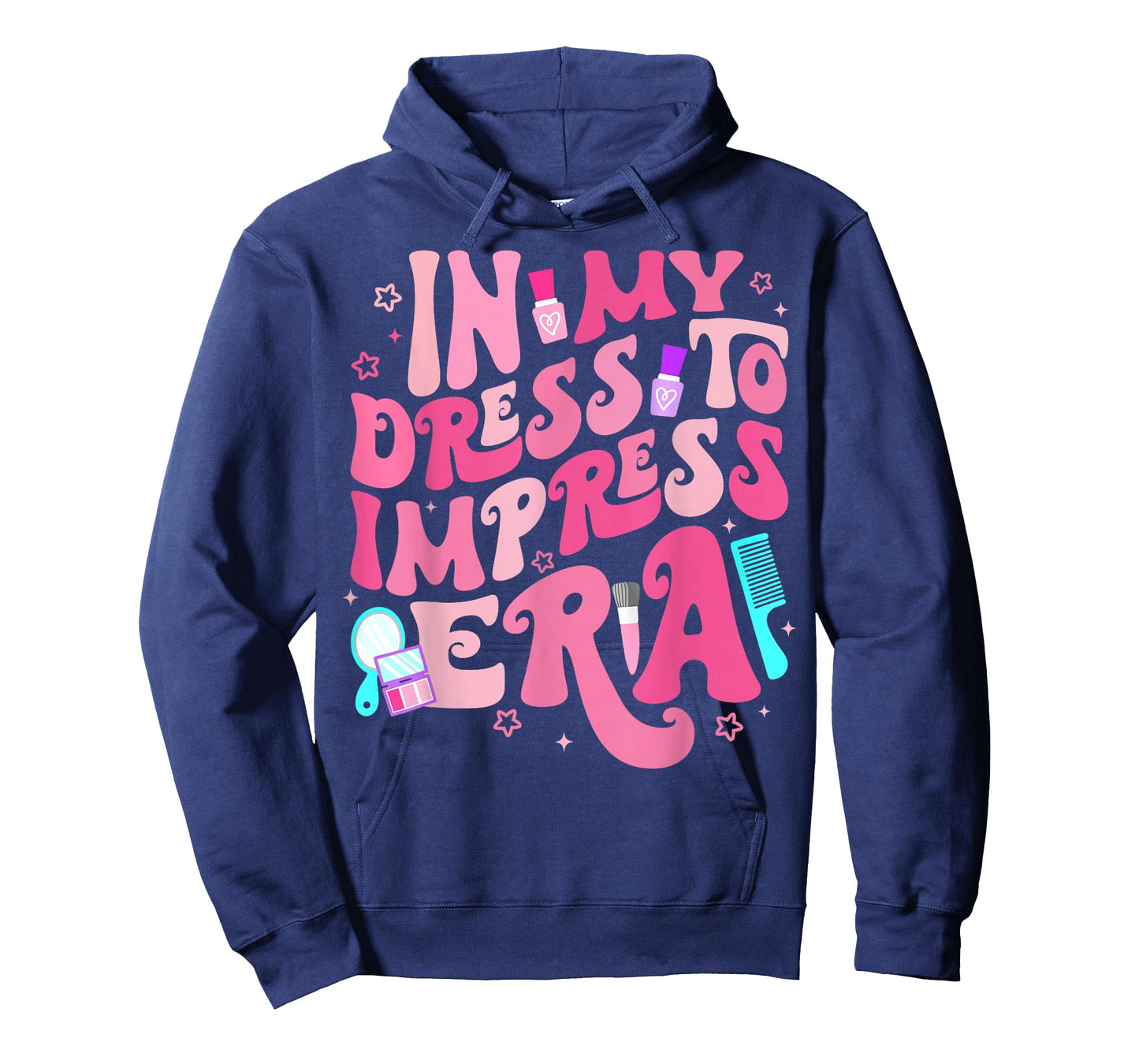 Retro In My Dress To Impress Era Birthday Girl Bday Party T-Shirt