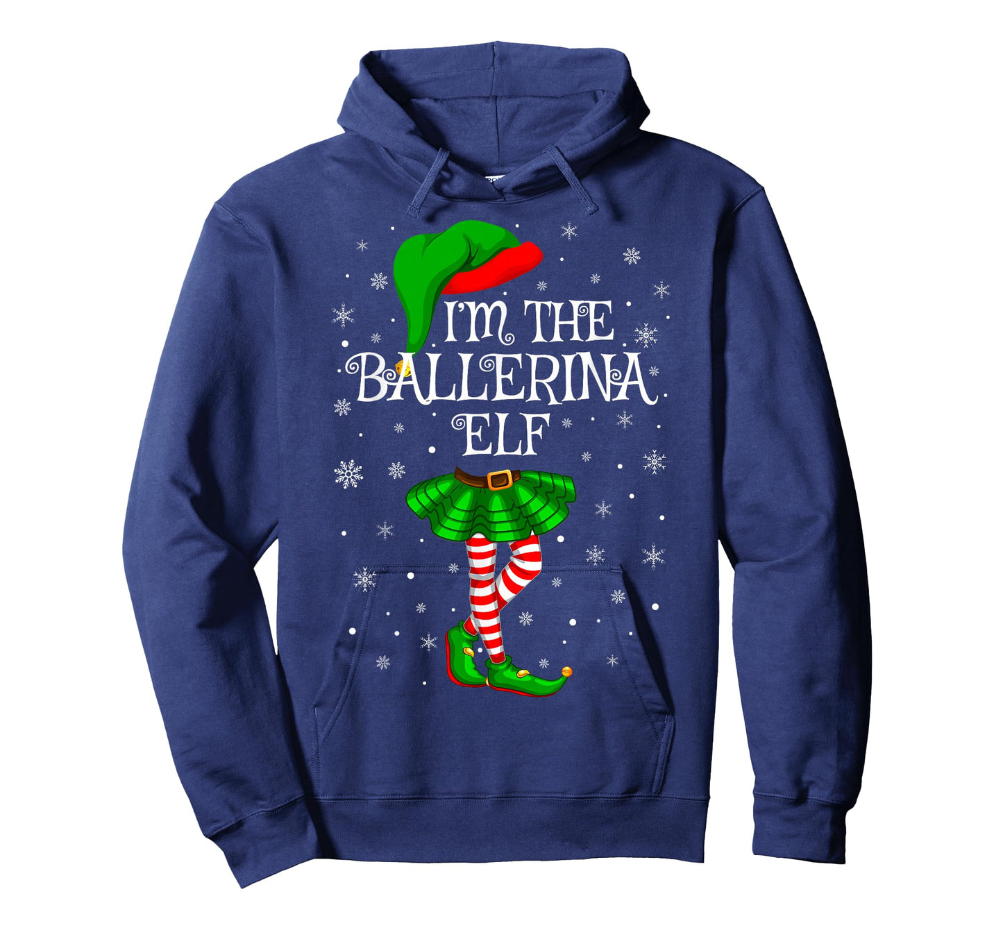 Ballerina Elf Christmas Family Group Women Girls Xmas Pajama T-Shirt
