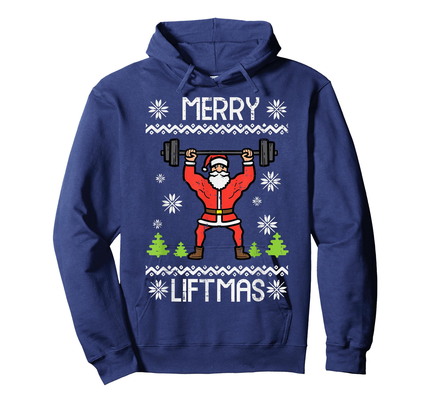 Merry Liftmas Ugly Christmas Xmas Workout Gym Bodybuild Men T-Shirt