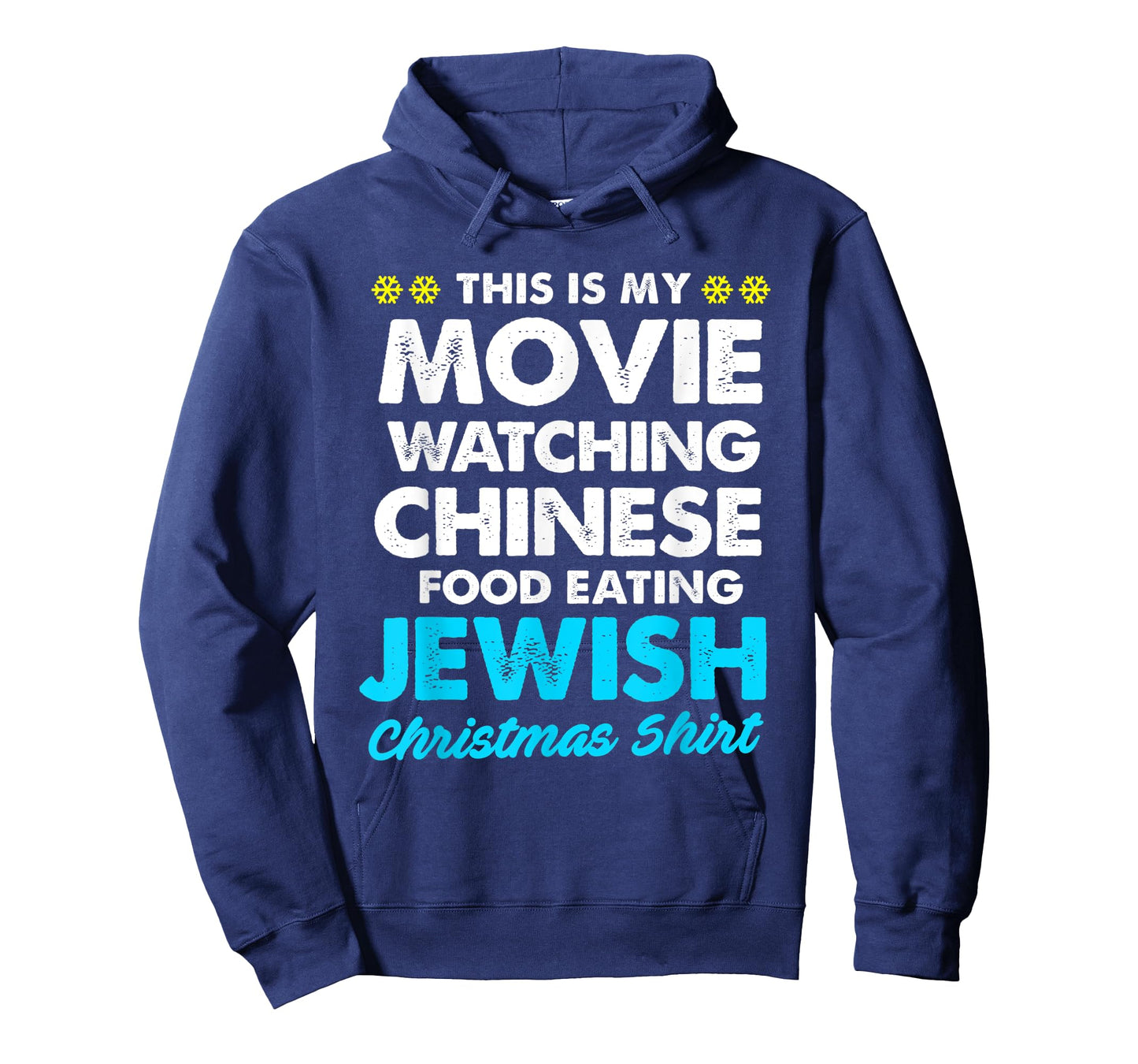 Funny Hanukkah This Is My Christmas Movie Watching T-Shirt