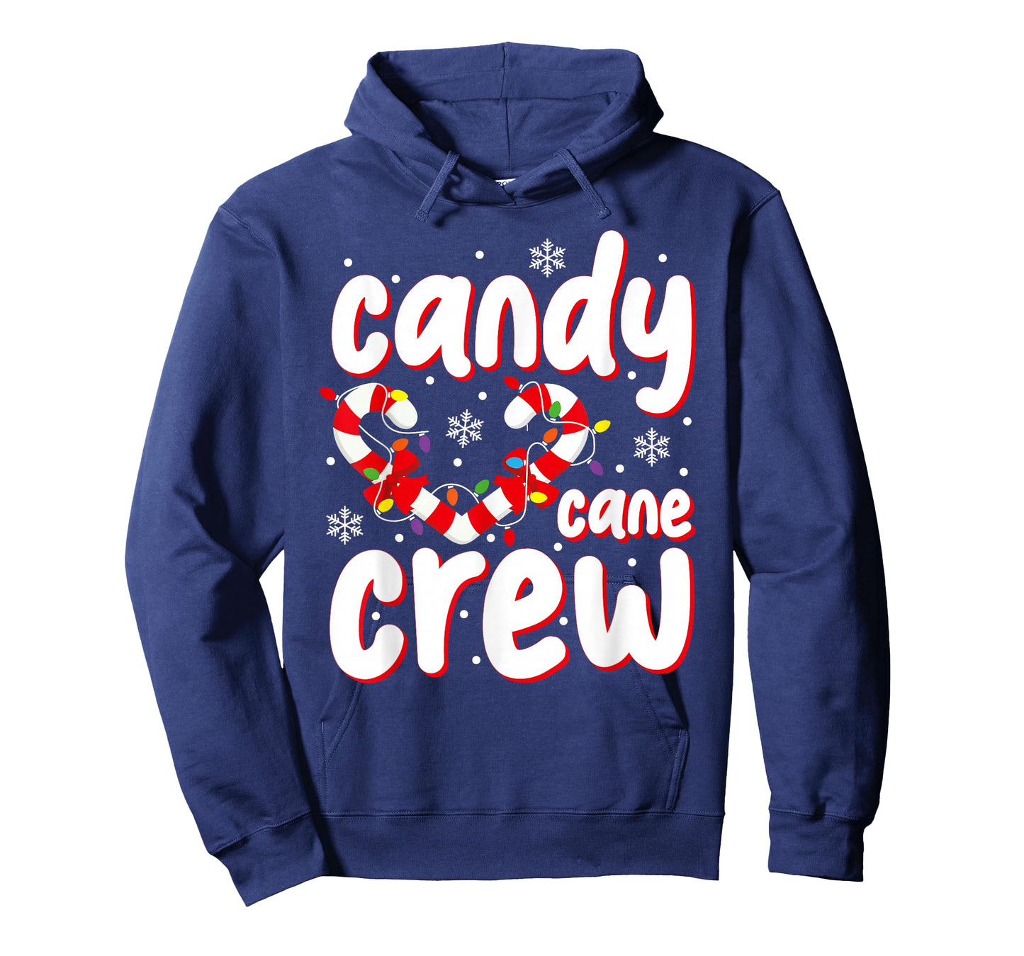 Christmas Candy Cane Crew Santa Xmas Kids Toddler Women Men T-Shirt