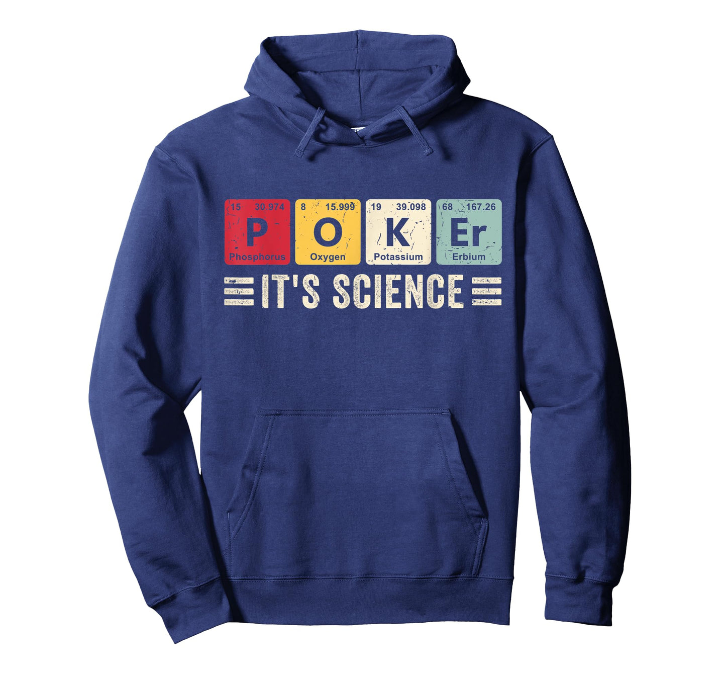 Poker It's Science Funny Casino Chips Poker Game Card Player T-Shirt